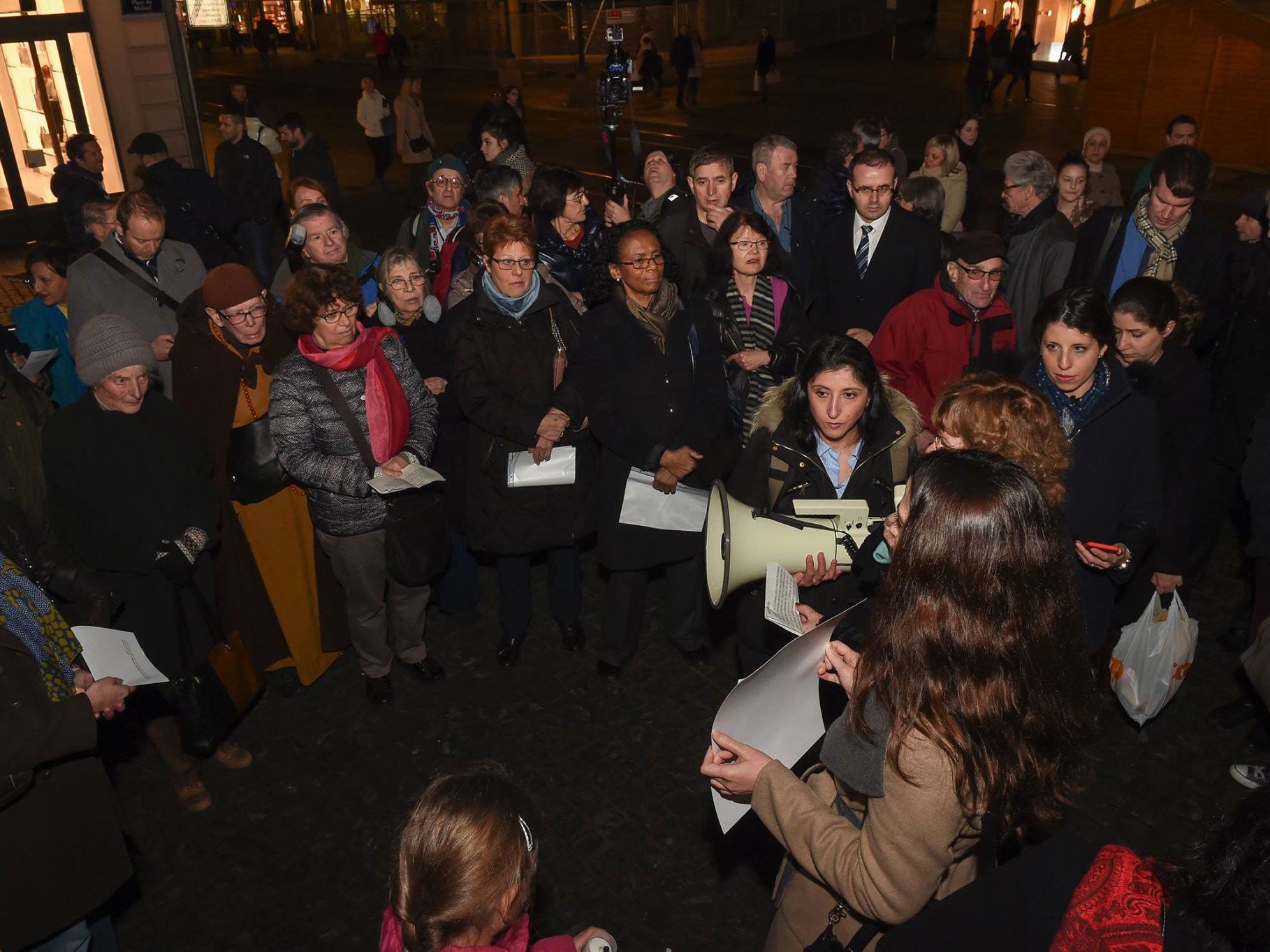 An interfaith ceremony organised by I Am Your Protector Facebook