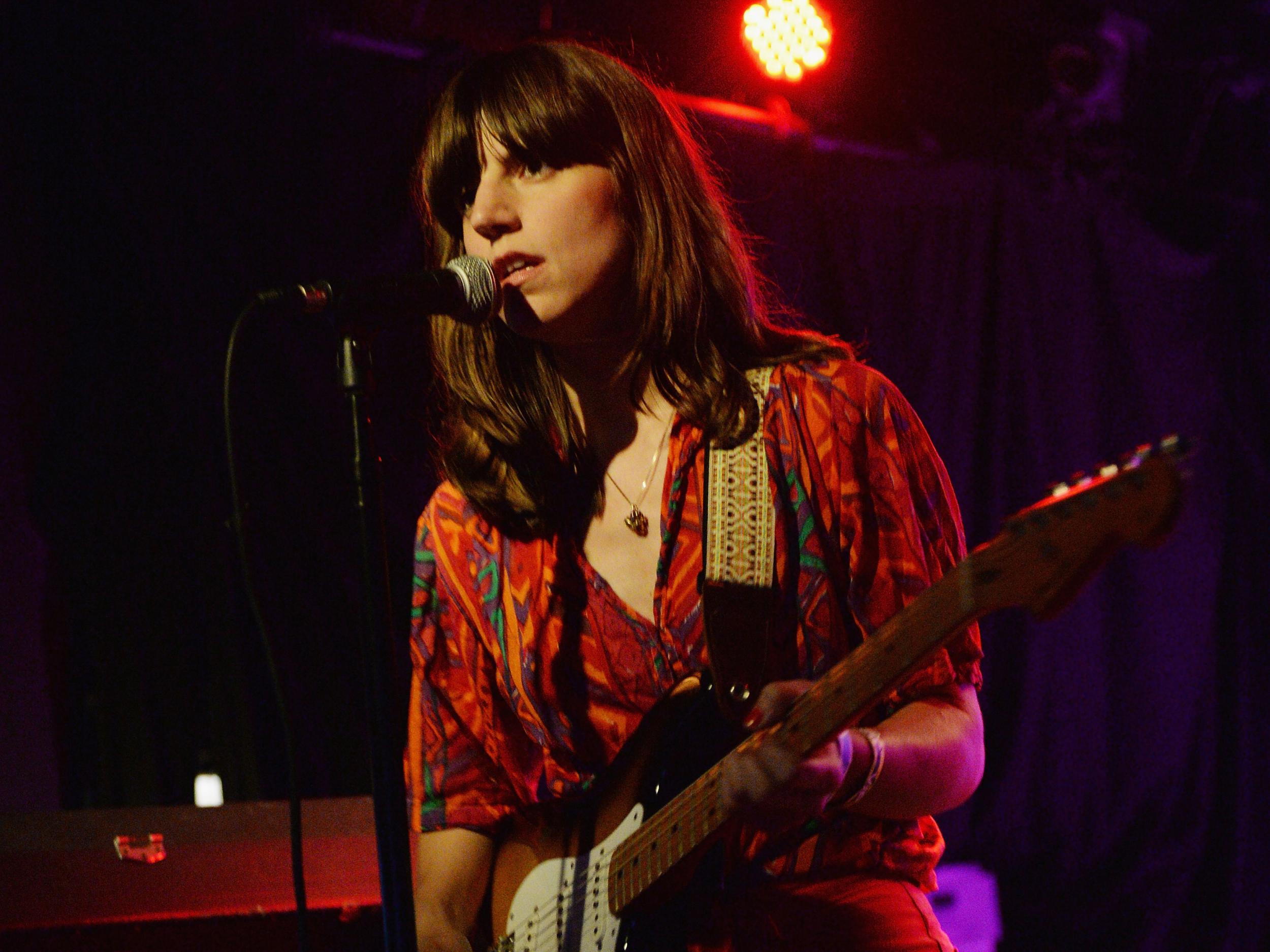 Musician Eleanor Friedberger performs at The Echo on June 18, 2013 in Los Angeles