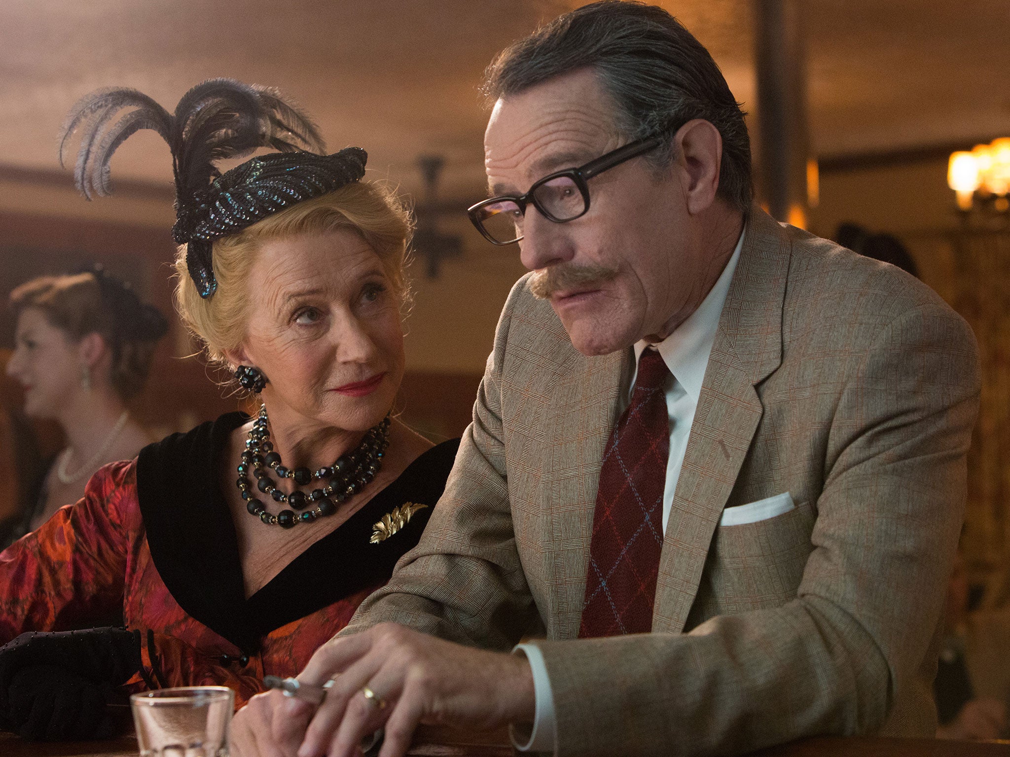 Writer blocked: Helen Mirren and Bryan Cranston in ‘Trumbo’