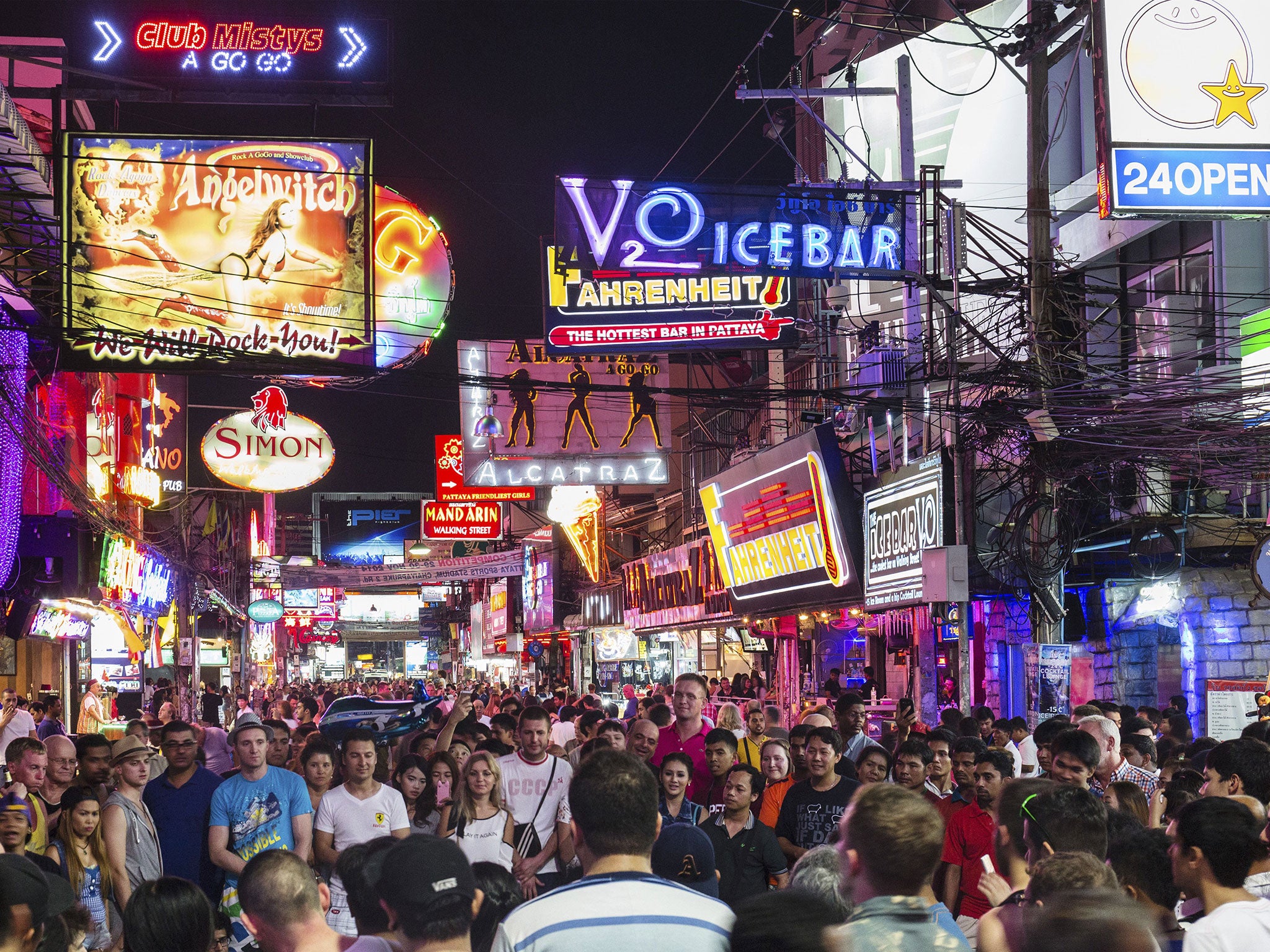 Nightlife in Pattaya, Thailand