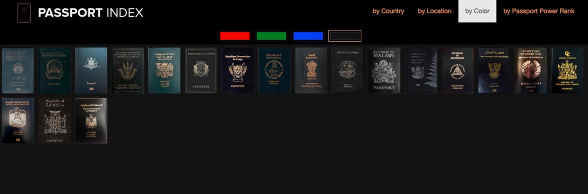 Arton Capital's ‘Passport Index'