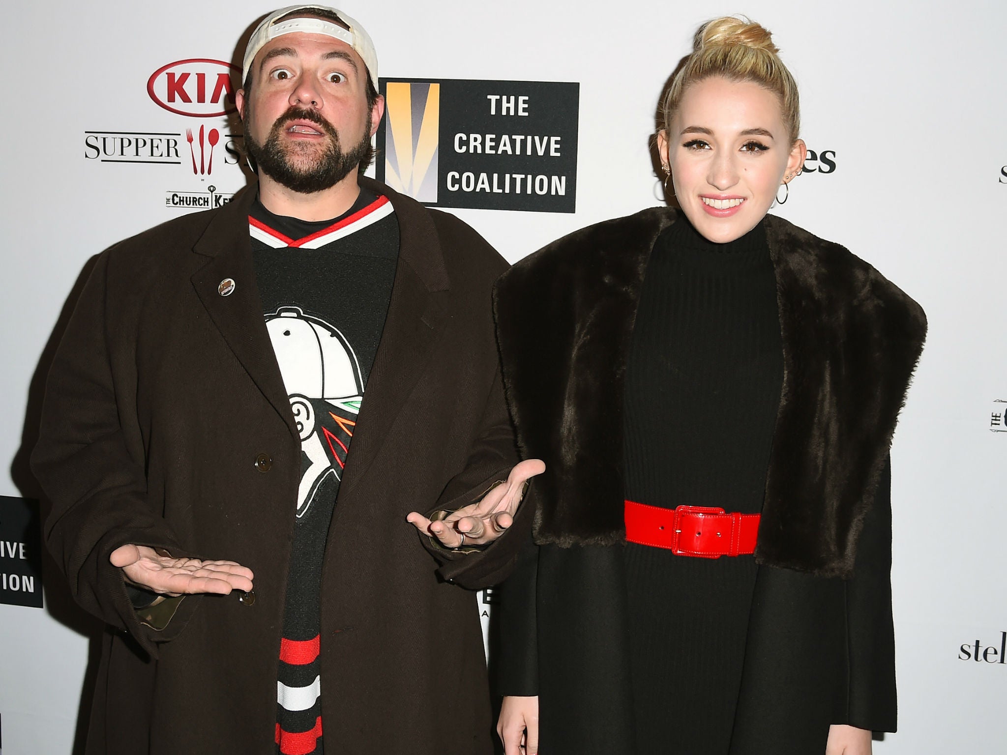 Kevin Smith and daughter Harley Quinn Smith