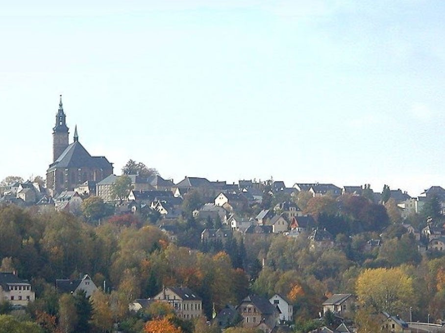 Bad Schlema in Saxony, Germany