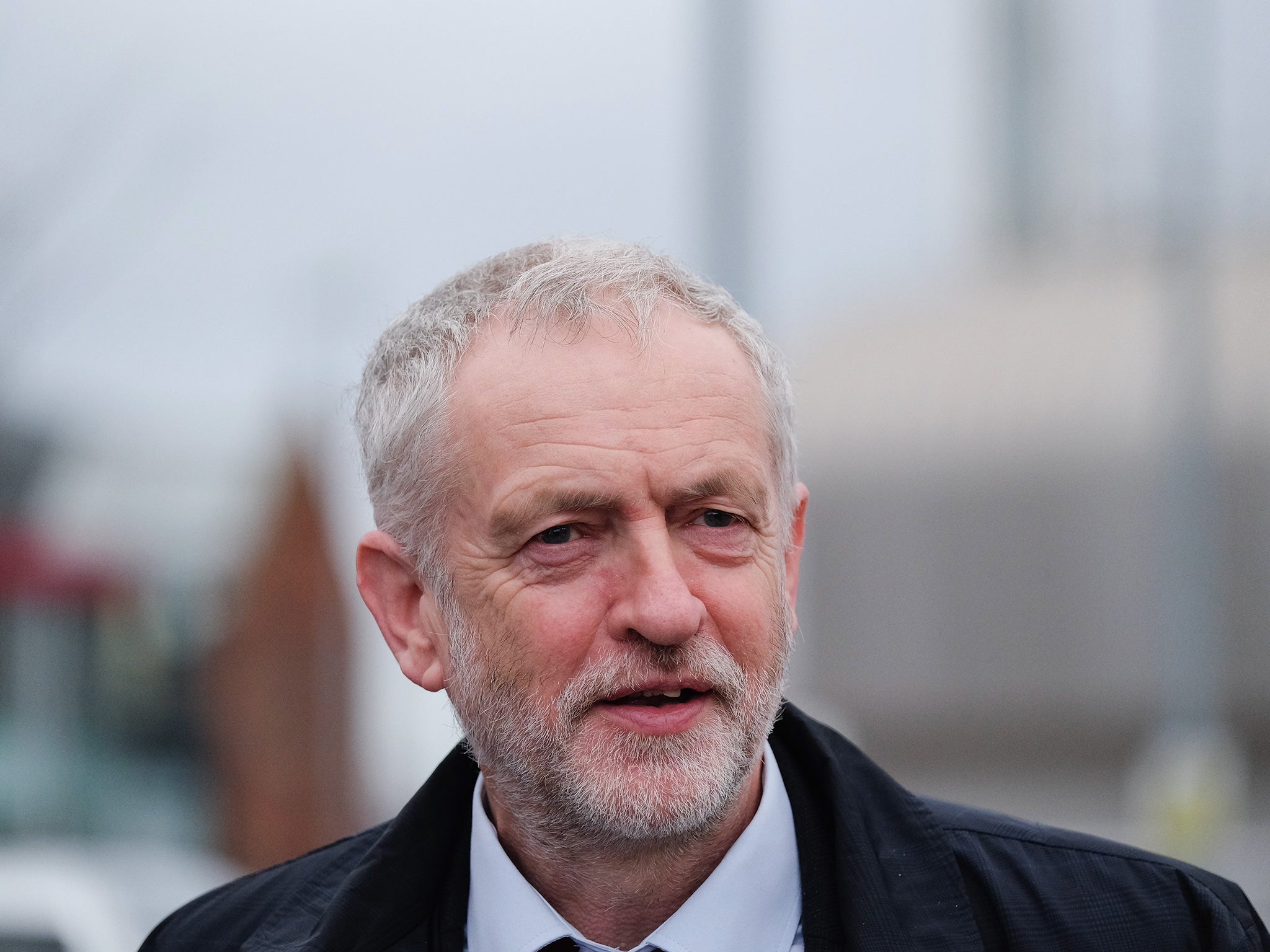 Labour leader Jeremy Corbyn visits the Science, Technology, Engineering and Maths (STEM) further education college on January 28, 2016 in Middlesbrough