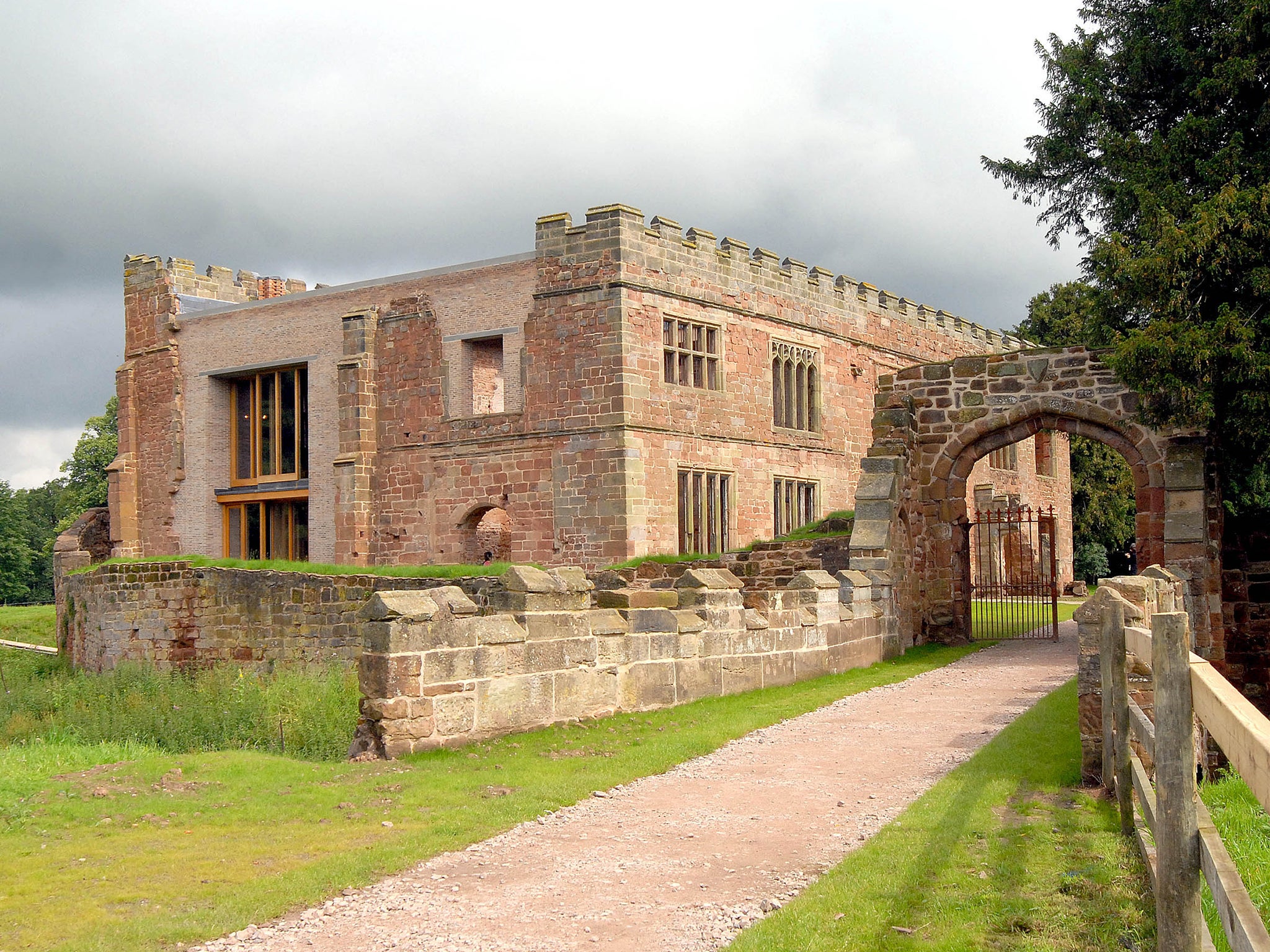 Astley Castle near Nuneaton restored by Landmark Trust