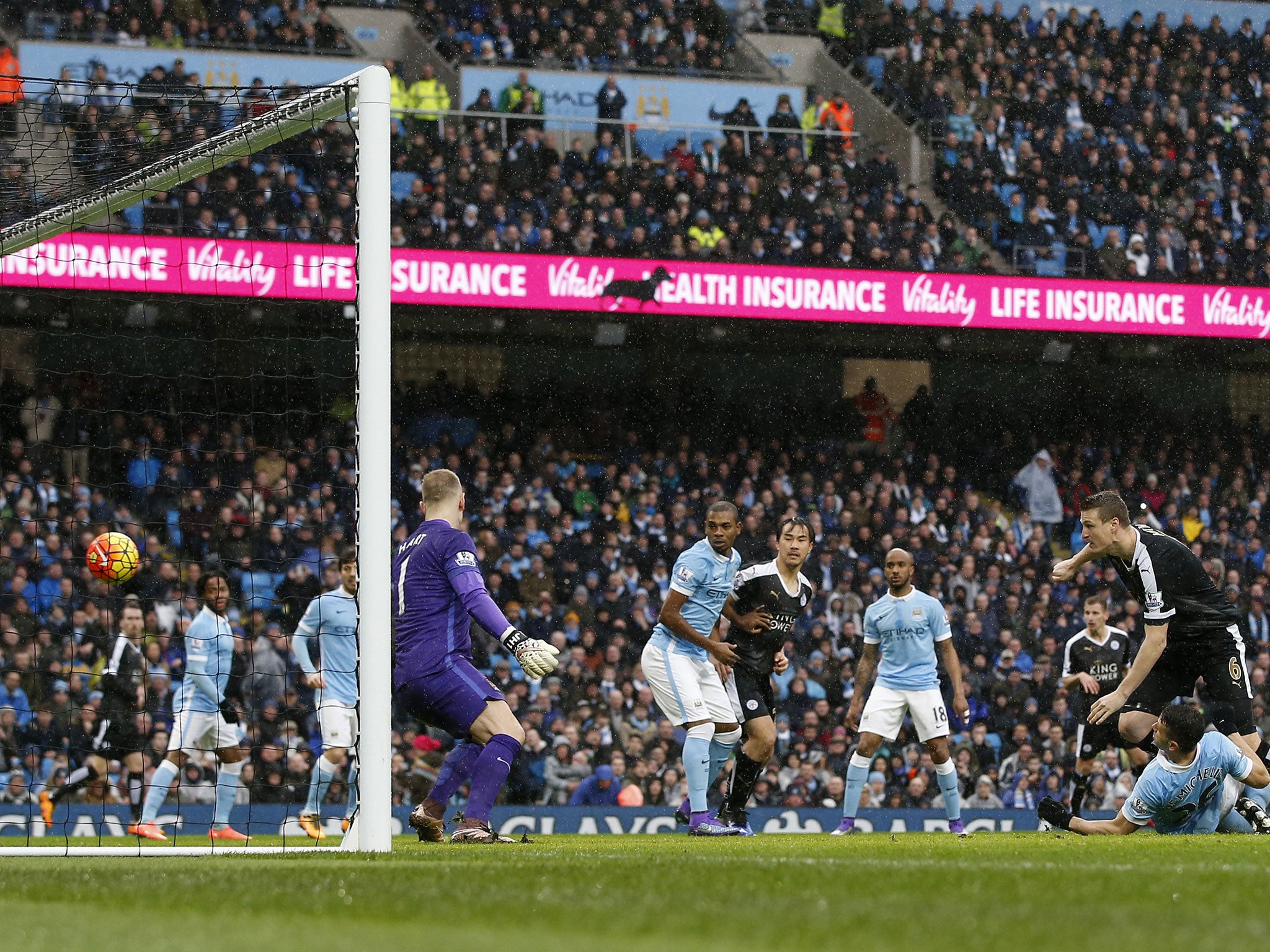 Leicester beat Manchester City 3-0 earlier this month