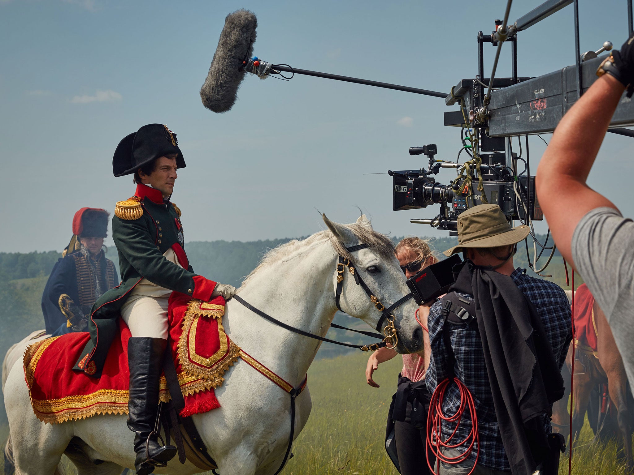 Mathieu Kassovitz playing Napoleon in the drama which concluded last night; it attracted 5.1 million viewers