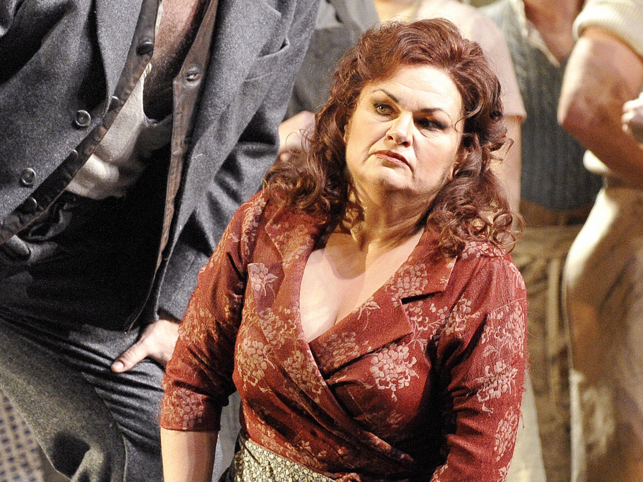 Soprano Susan Bullock, here seen playing Katerina Ismailova in Lady McBeth of Mtsensk, feared the heart of the company could be 'ripped out' by the proposed plans