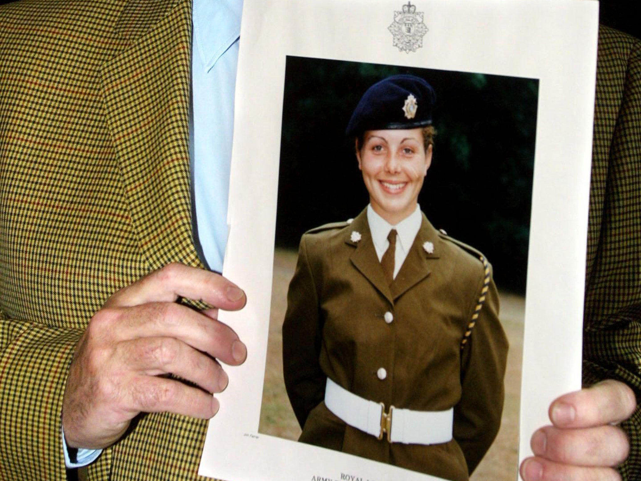 A photograph of 18-year-old Cheryl James who died in 1995