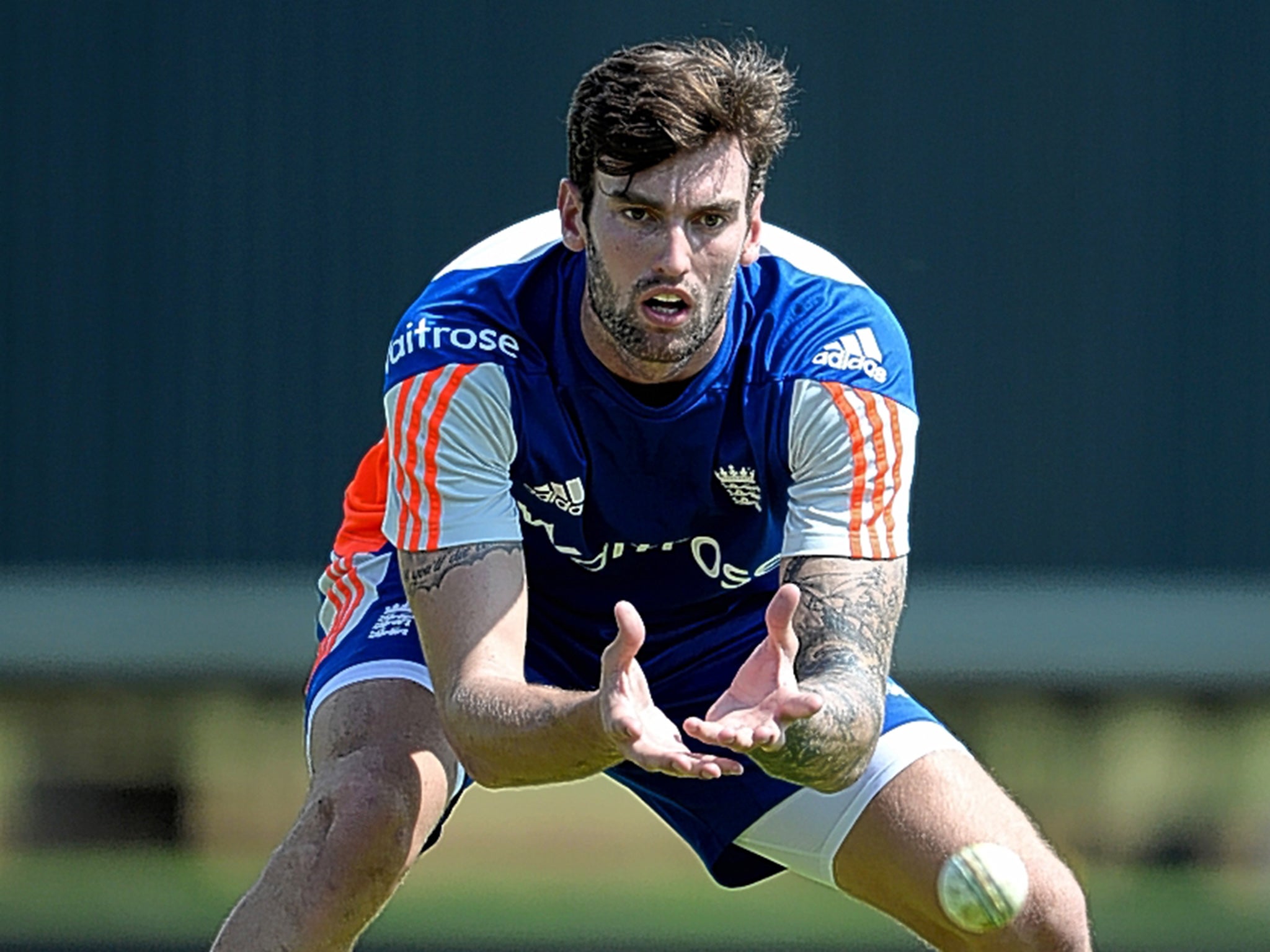 England bowler Reece Topley