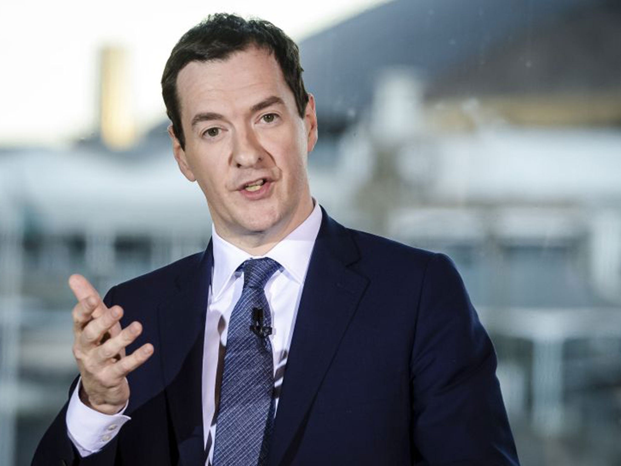 George Osborne is obliged under his charter to put the budget into surplus by 2019-2