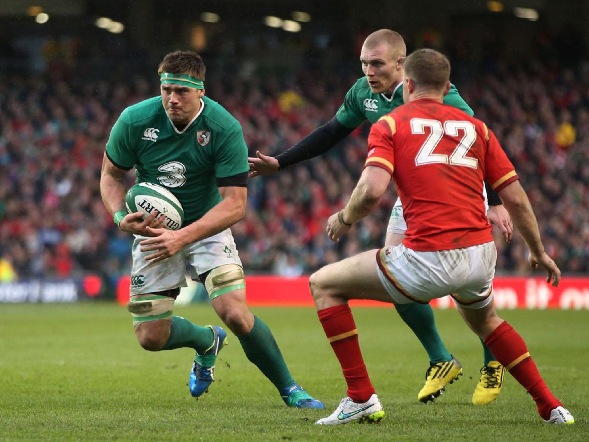 CJ Stander impressed in the Ireland back row