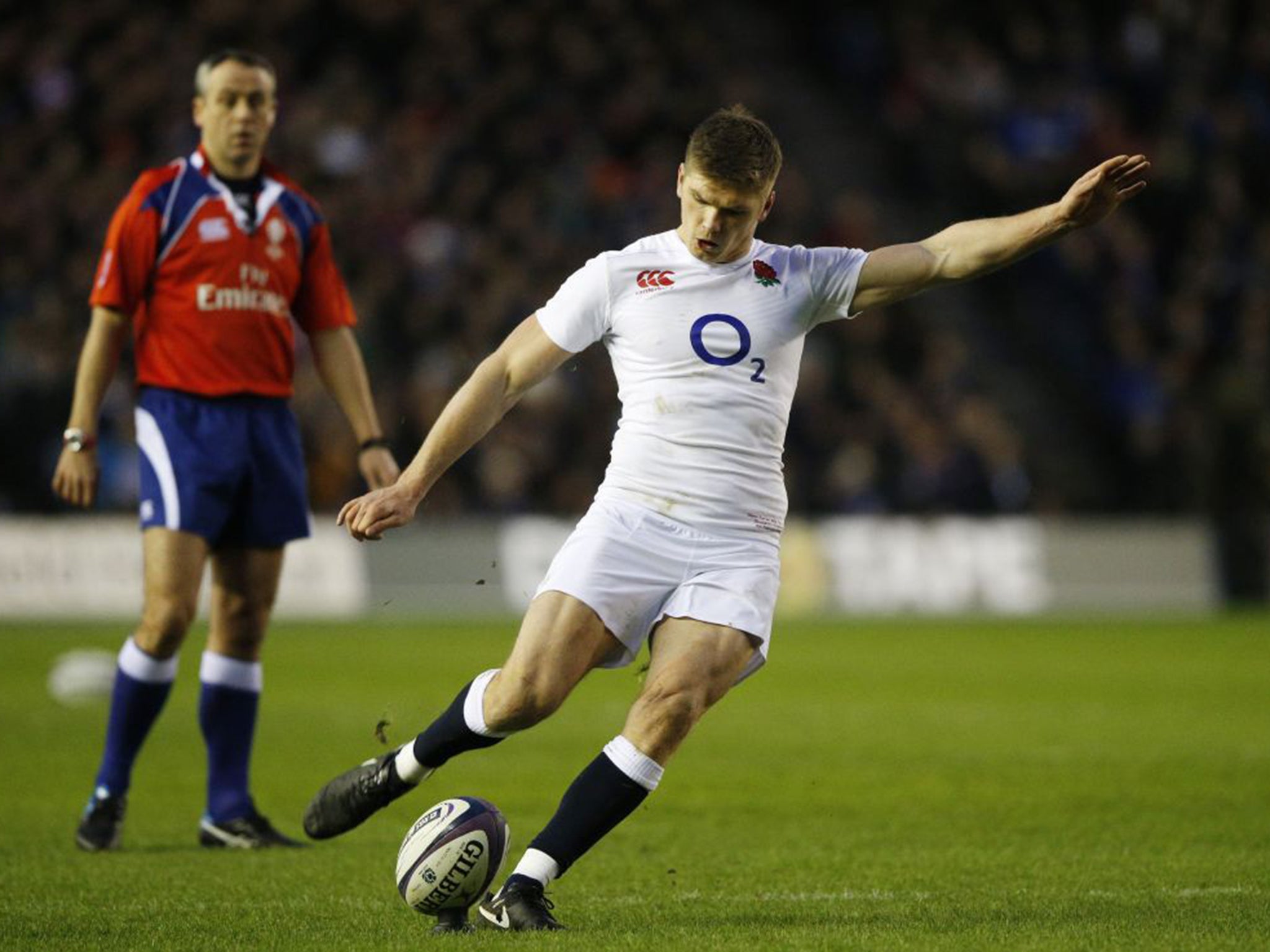 Owen Farrell has become England’s first-choice kicker