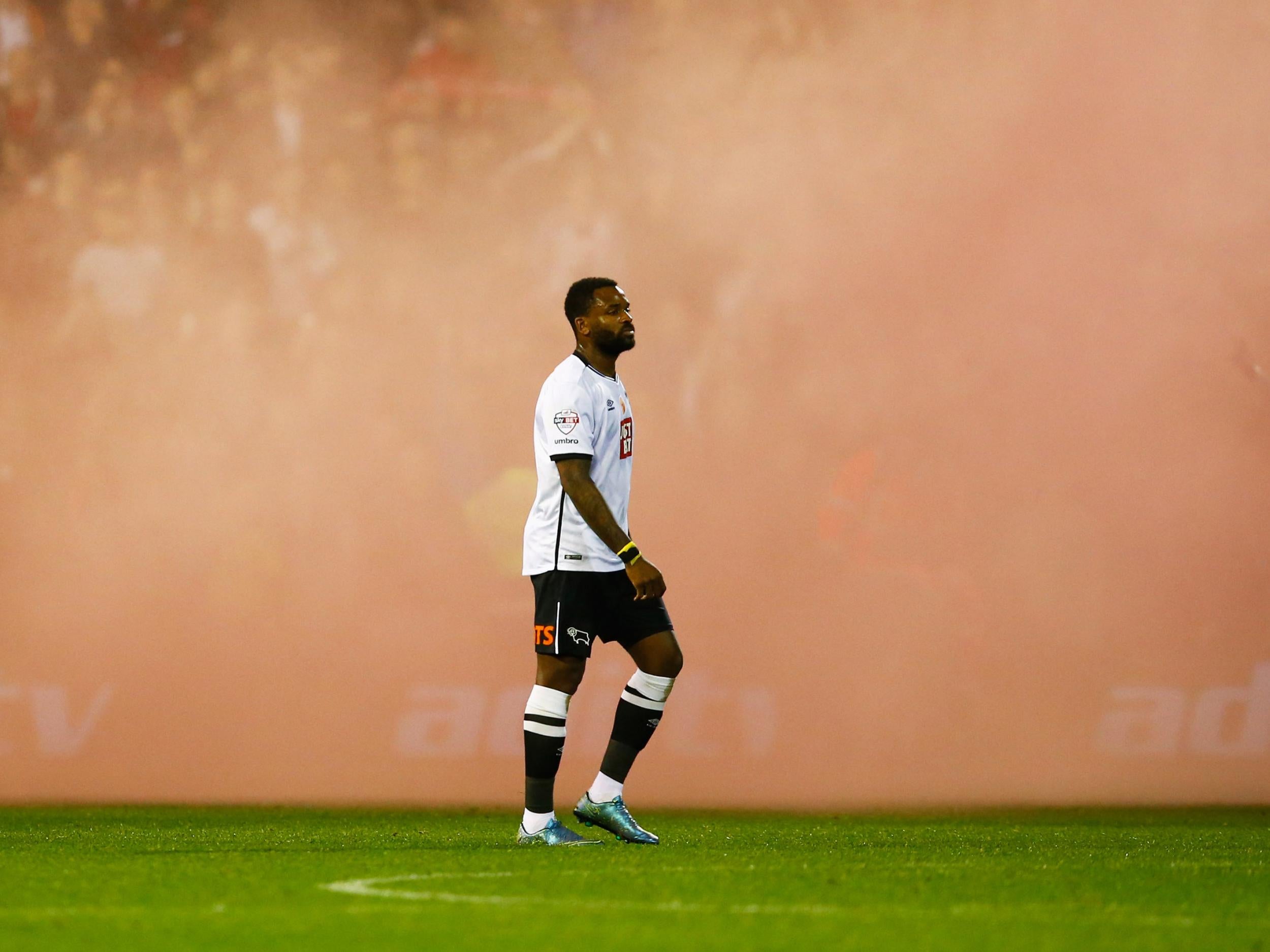 Derby fell to defeat at Nottingham Forest earlier in the season