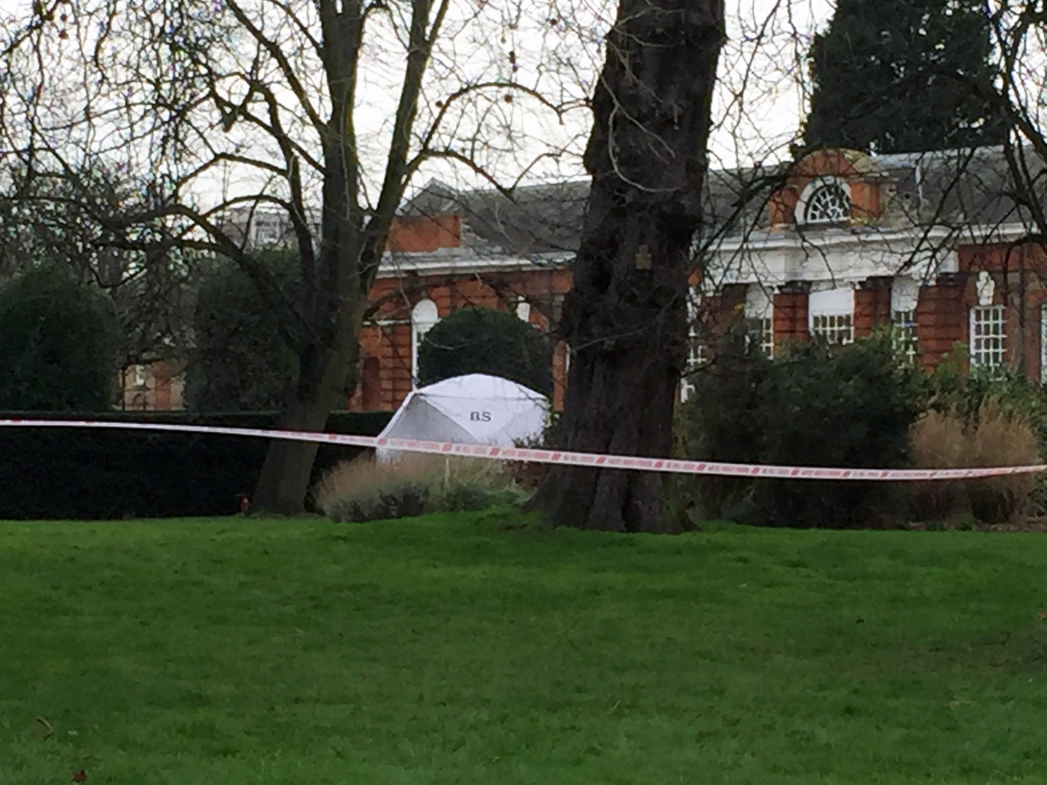 &#13;
Mr Abdullah was found on fire near Kensington Palace, London&#13;