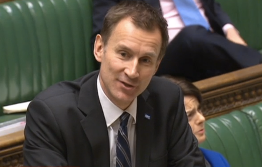 The Health Secretary makes his announcement in the House of Commons