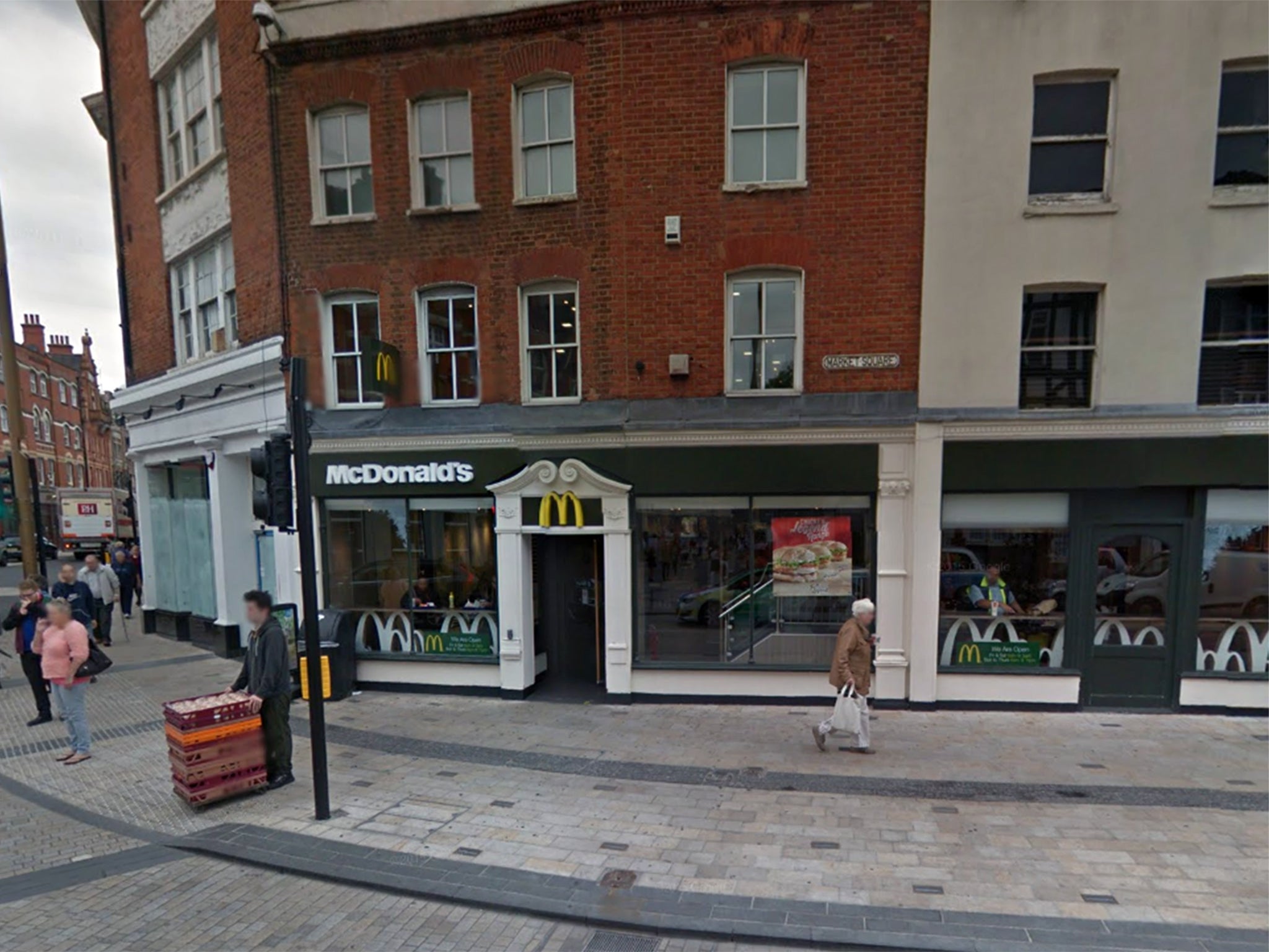 The McDonald's in Bromley where the stabbing took place