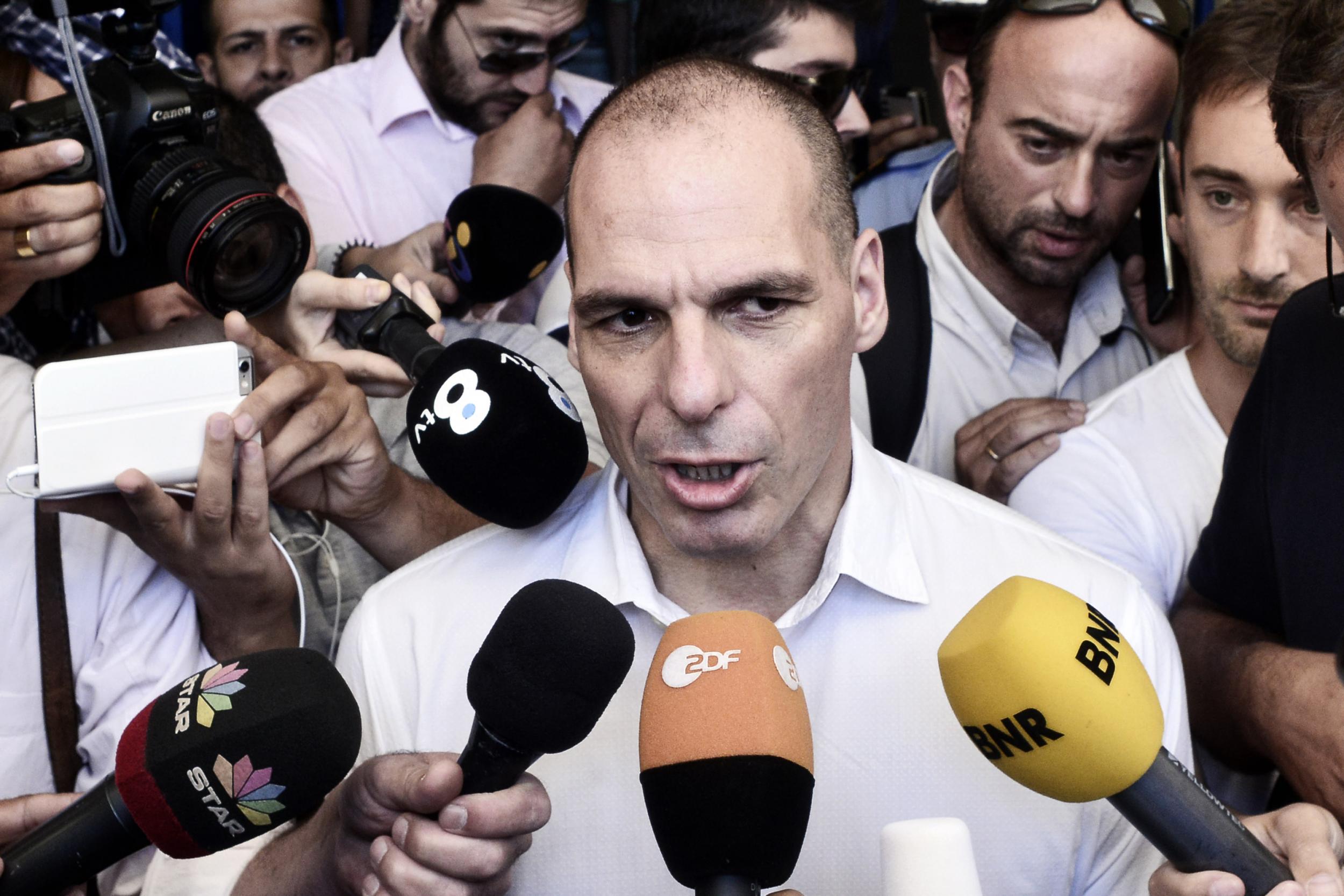 Varoufakis during his tenure as finance minister last summer