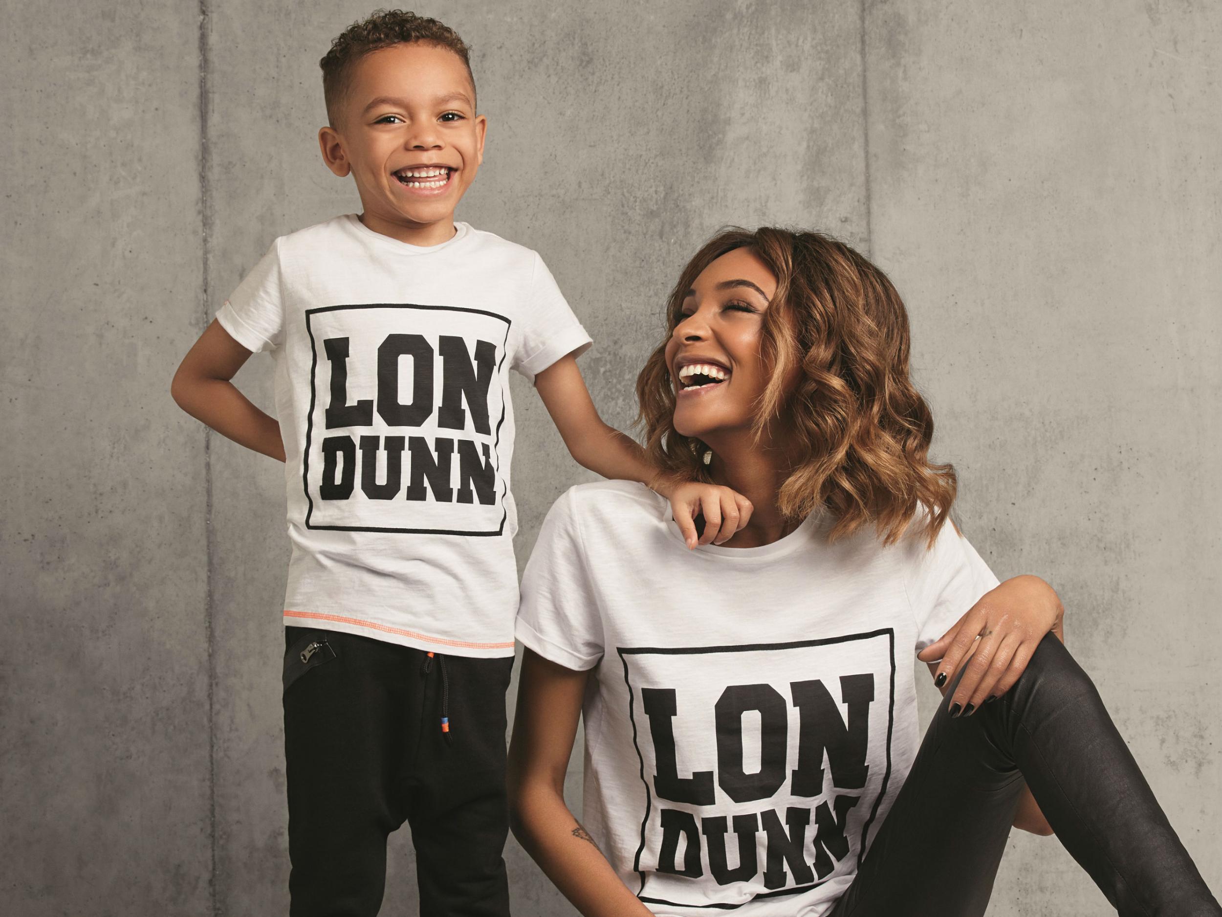 Jourdan Dunn and her six-year-old son Riley