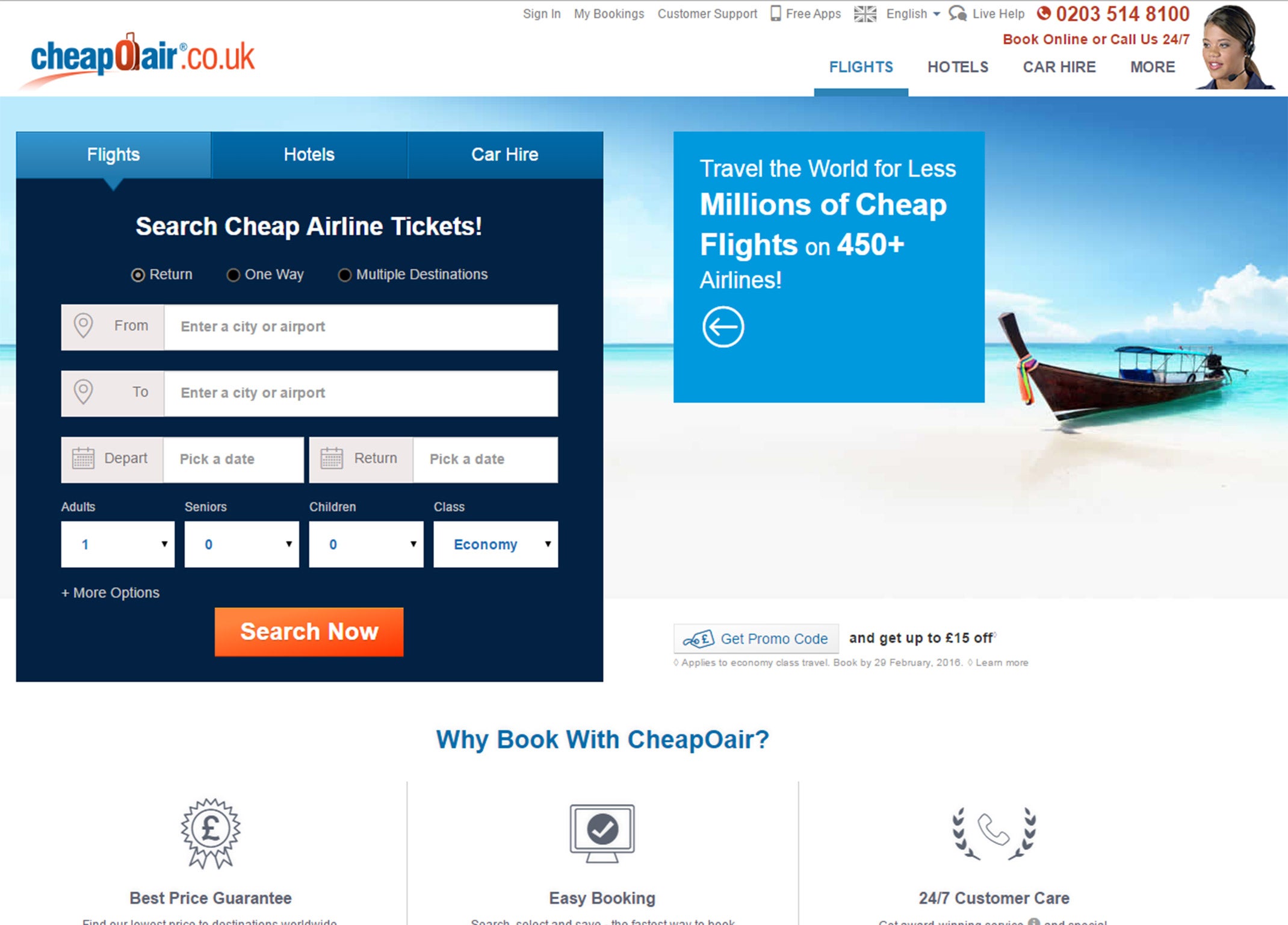 CheapOair levied 'Post Booking Charges' totalling £1,999.40