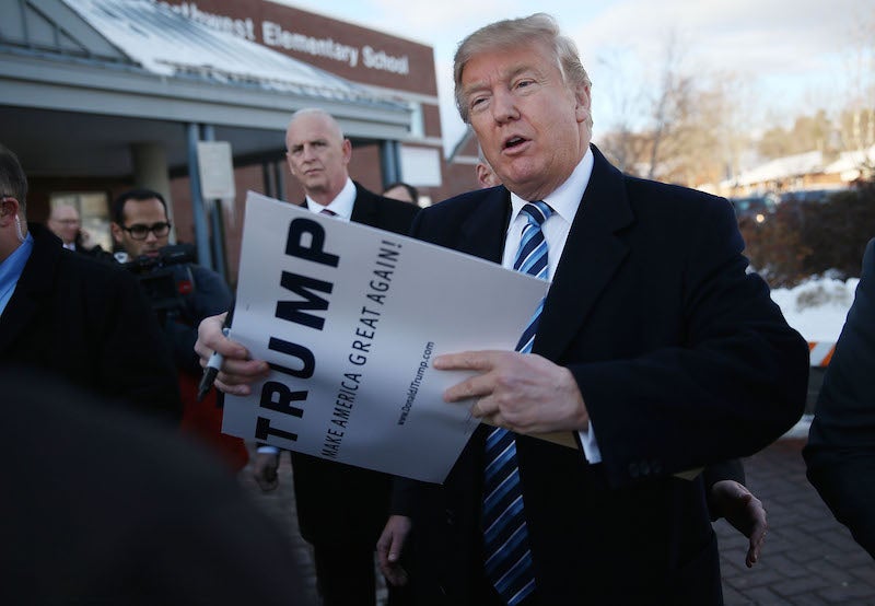 Donald Trump and Bernie Sanders declared winners of the New Hampshire primary.