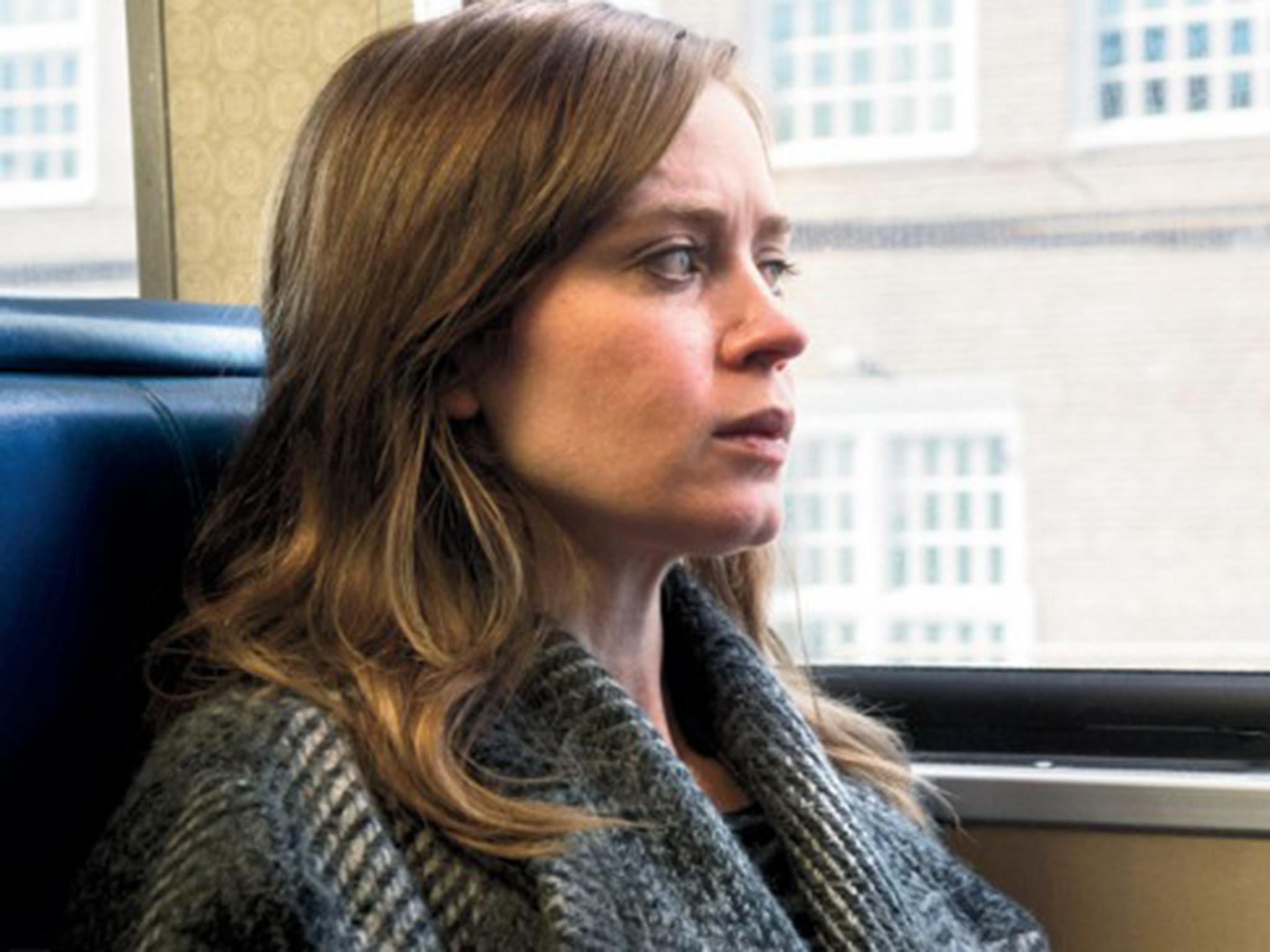 Emily Blunt conversely wears make-up to look less attractive in The Girl on the Train