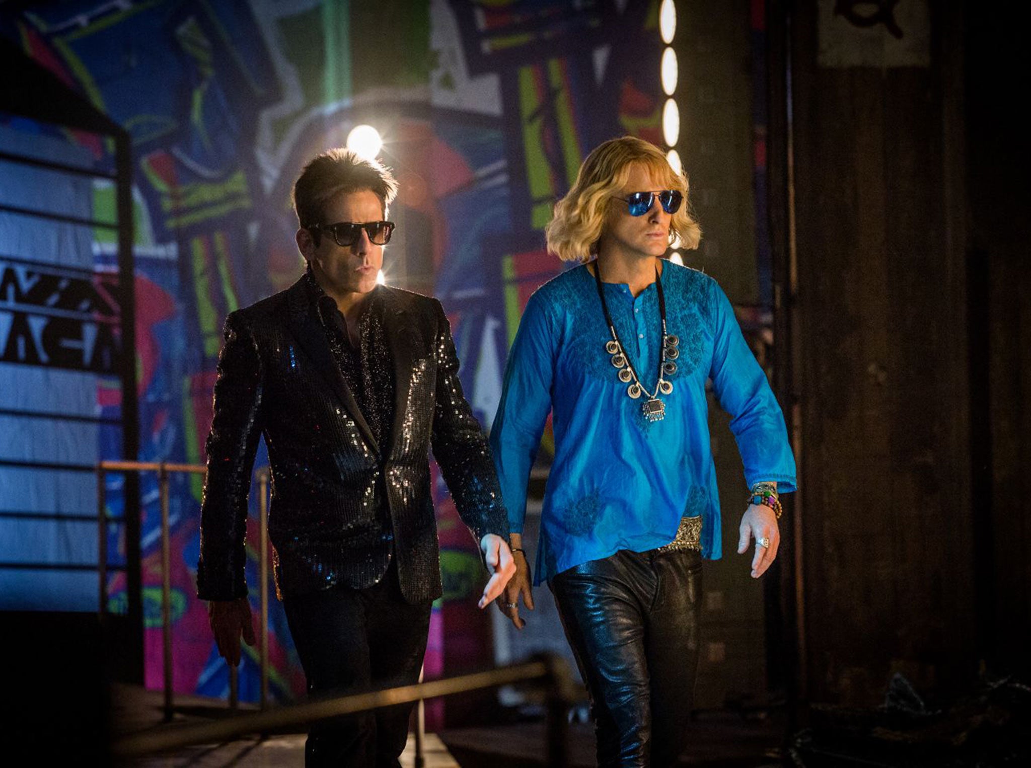 Wilson with Ben Stiller in ‘Zoolander 2’