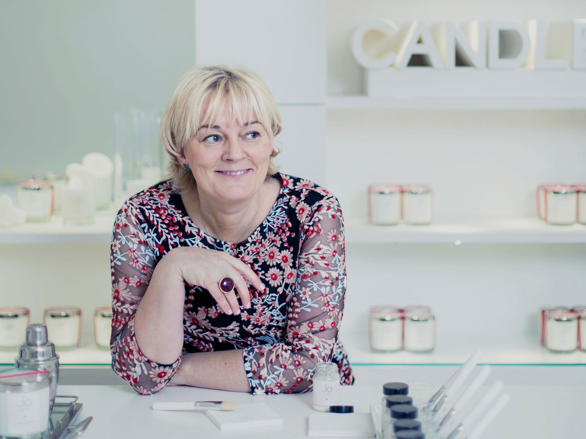 Despite leaving school with no qualifications, Jo Malone has forged two hugely successful perfumery brands