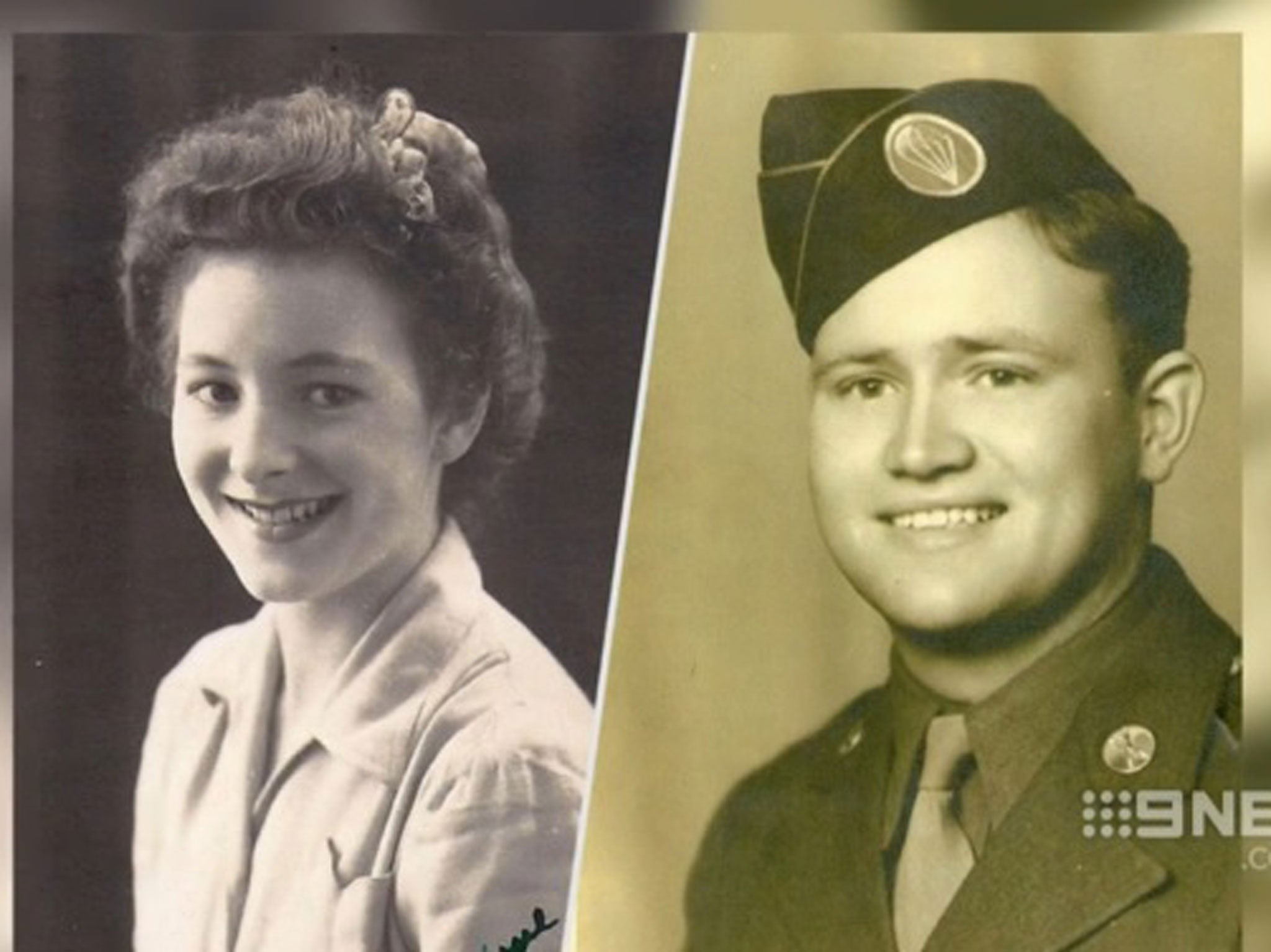 The pair first met in London in 1944 - Ms Morris was 17 and Mr Thomas was 21