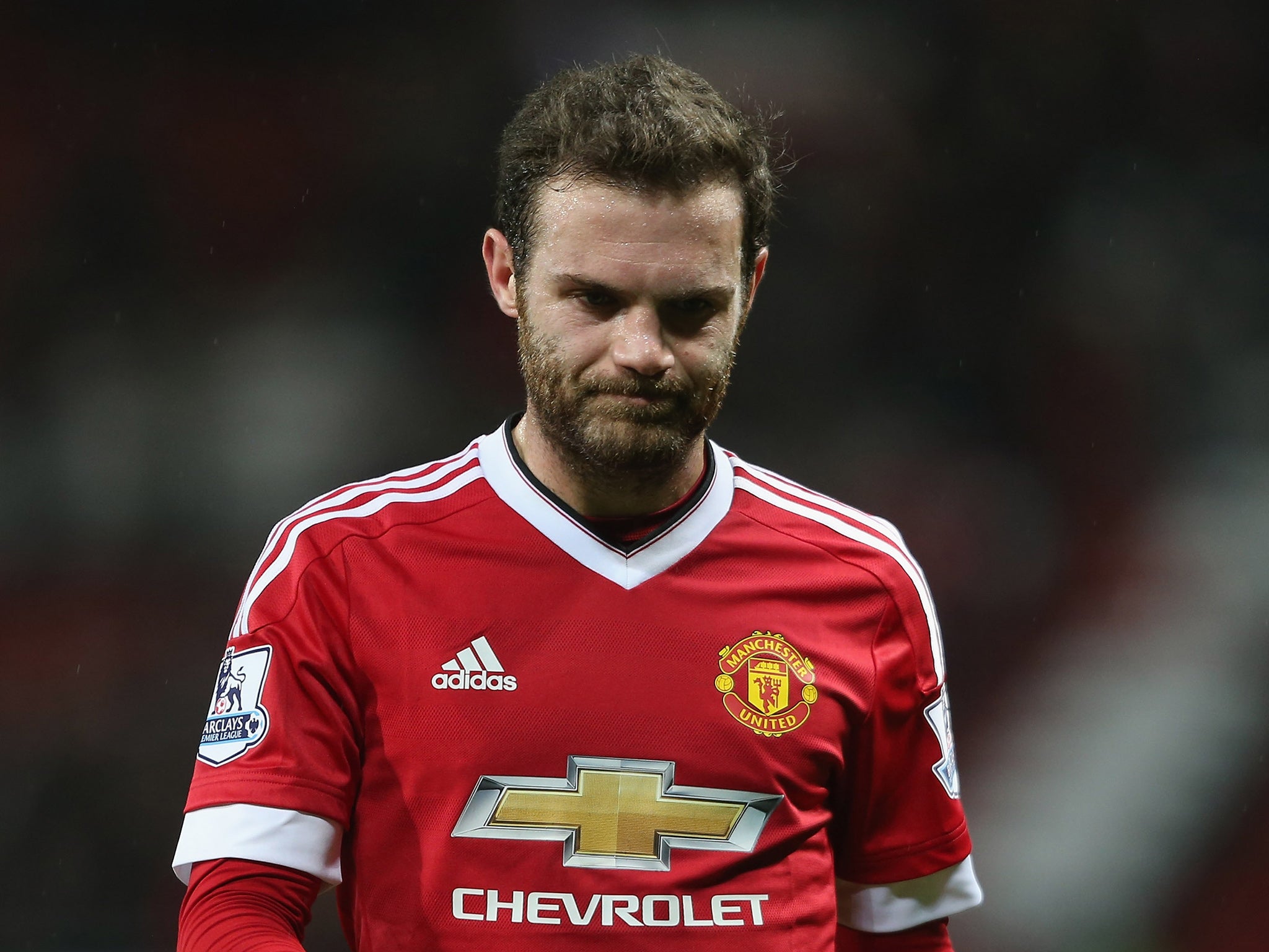 Manchester United midfielder Juan Mata