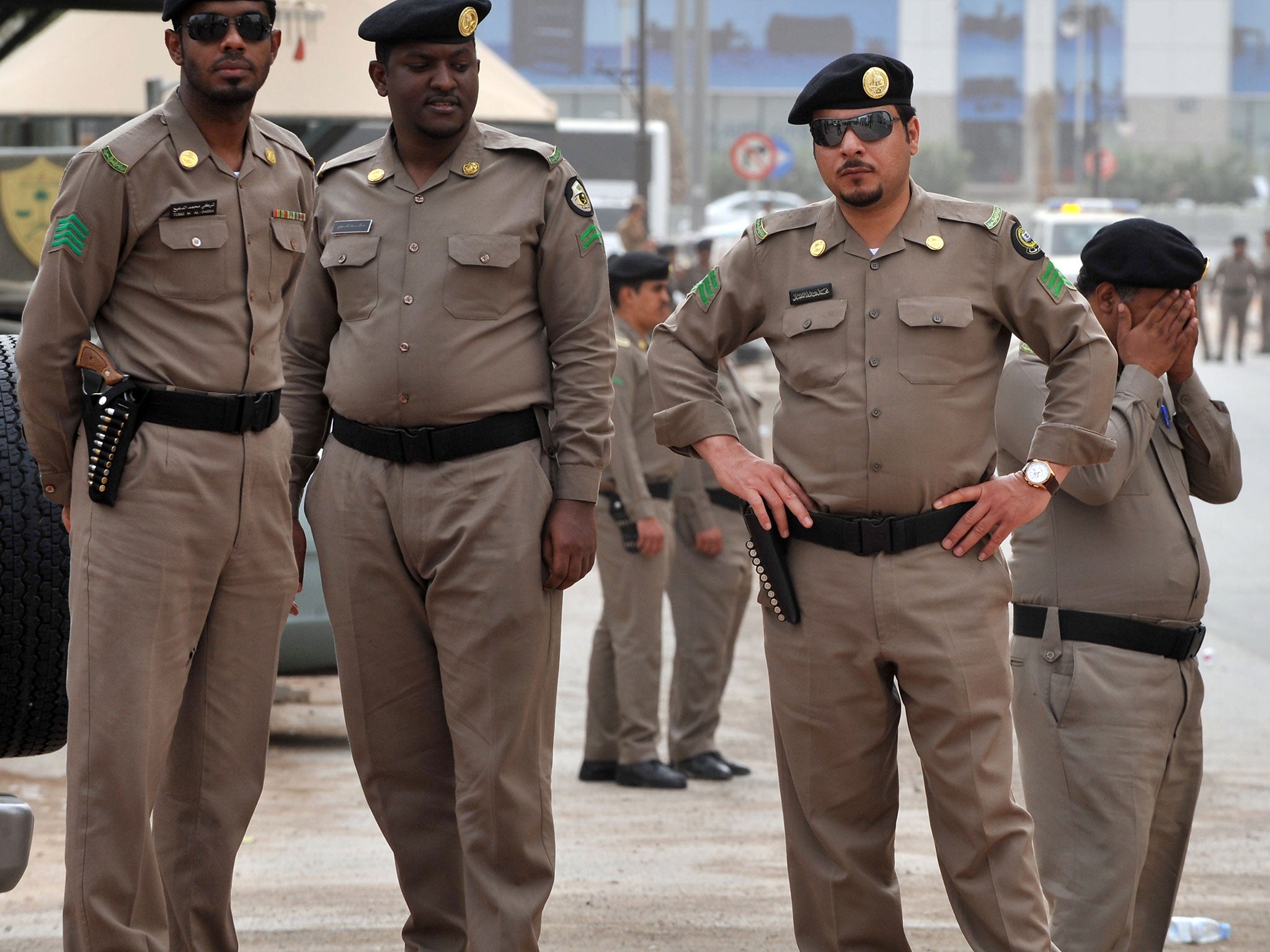 Saudi Arabian police in Riyadh in 2011