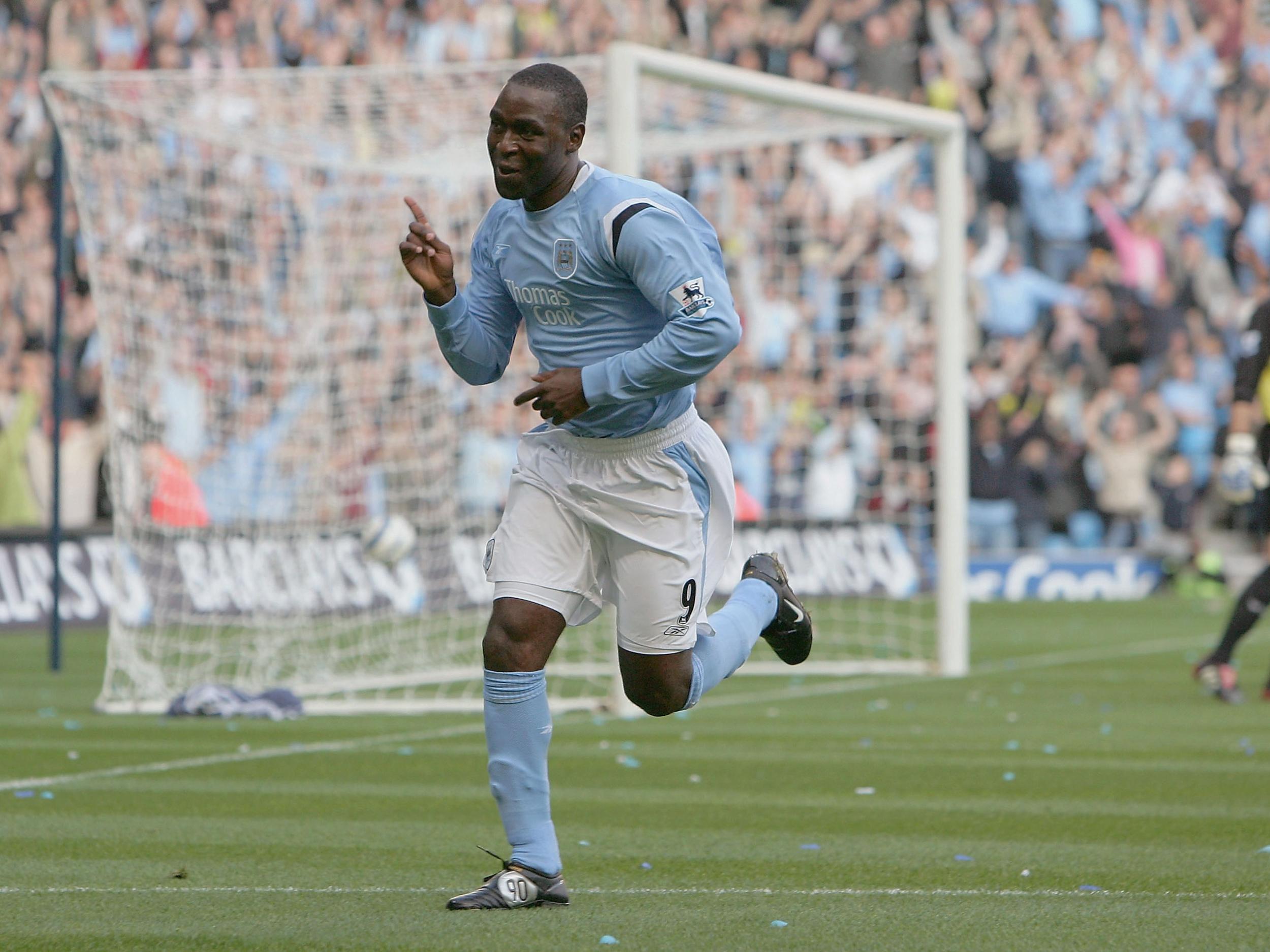 Andy Cole during his time at Manchester City