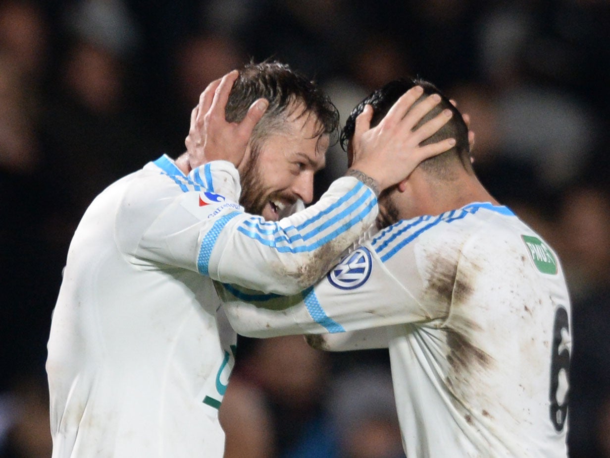 Steven Fletcher celebrates his debut goal