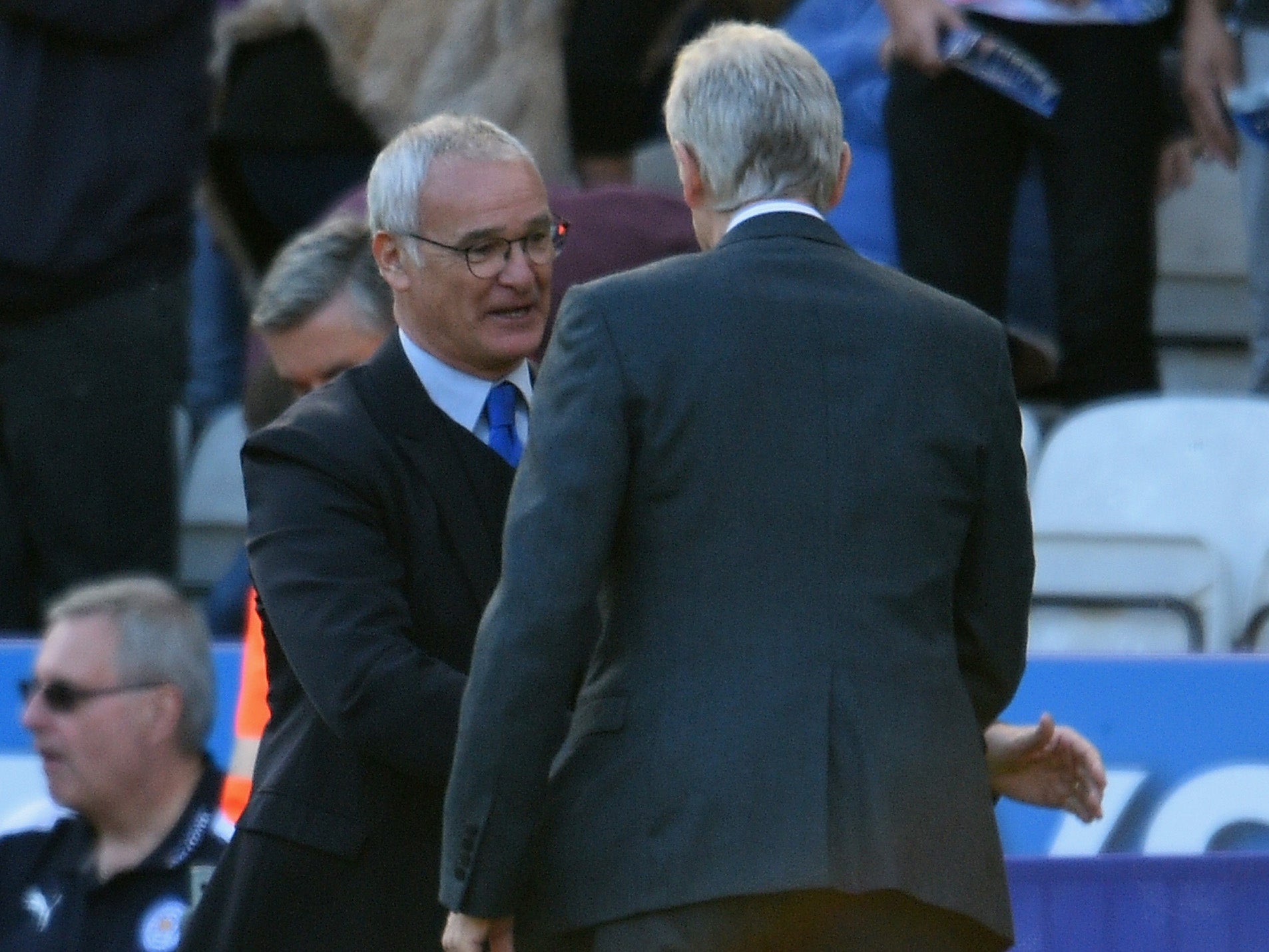 Claudio Ranieri and Arsene Wenger