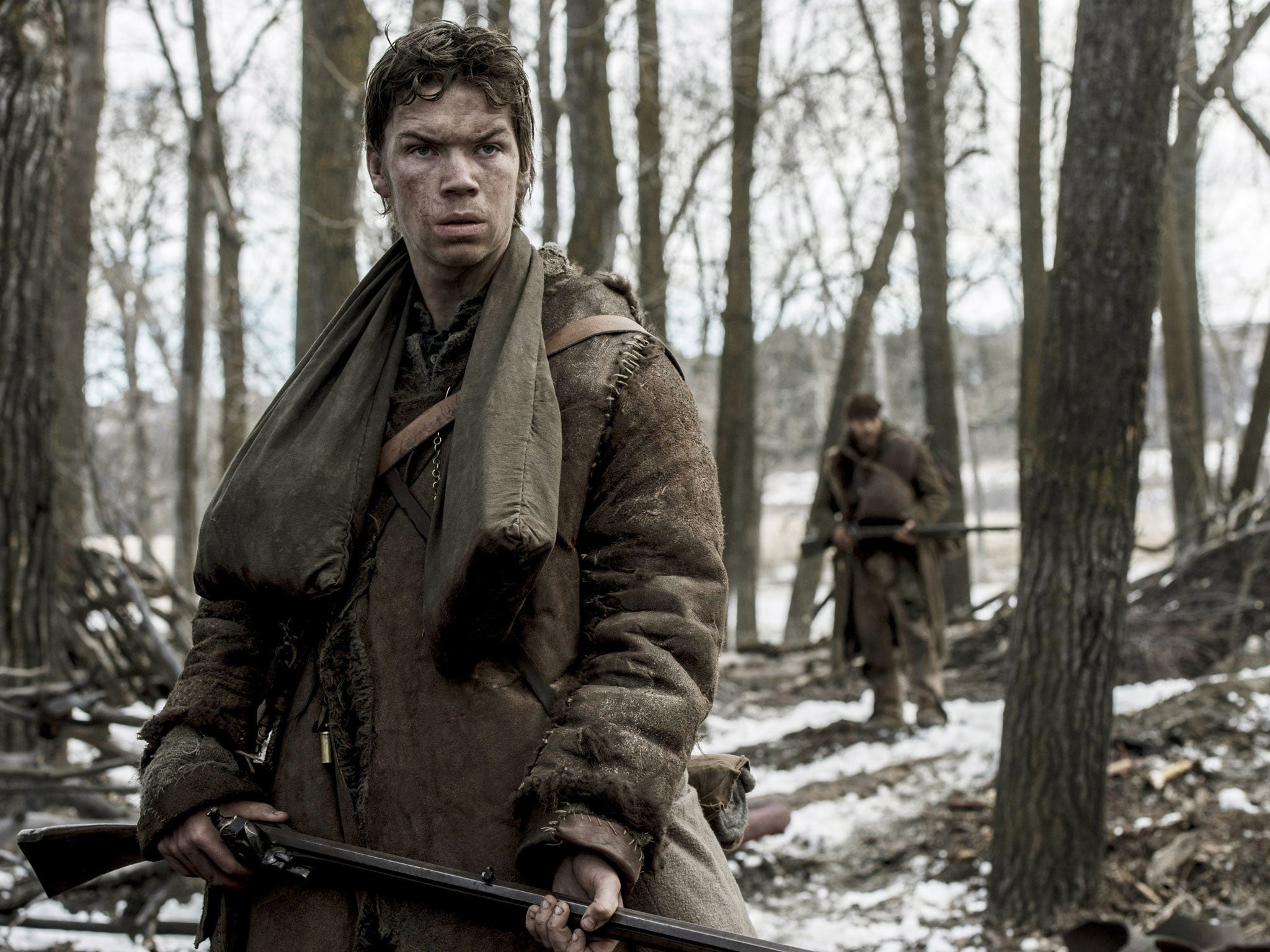 Poulter as fur trapper Jim Bridger in The Revenant (Rex)