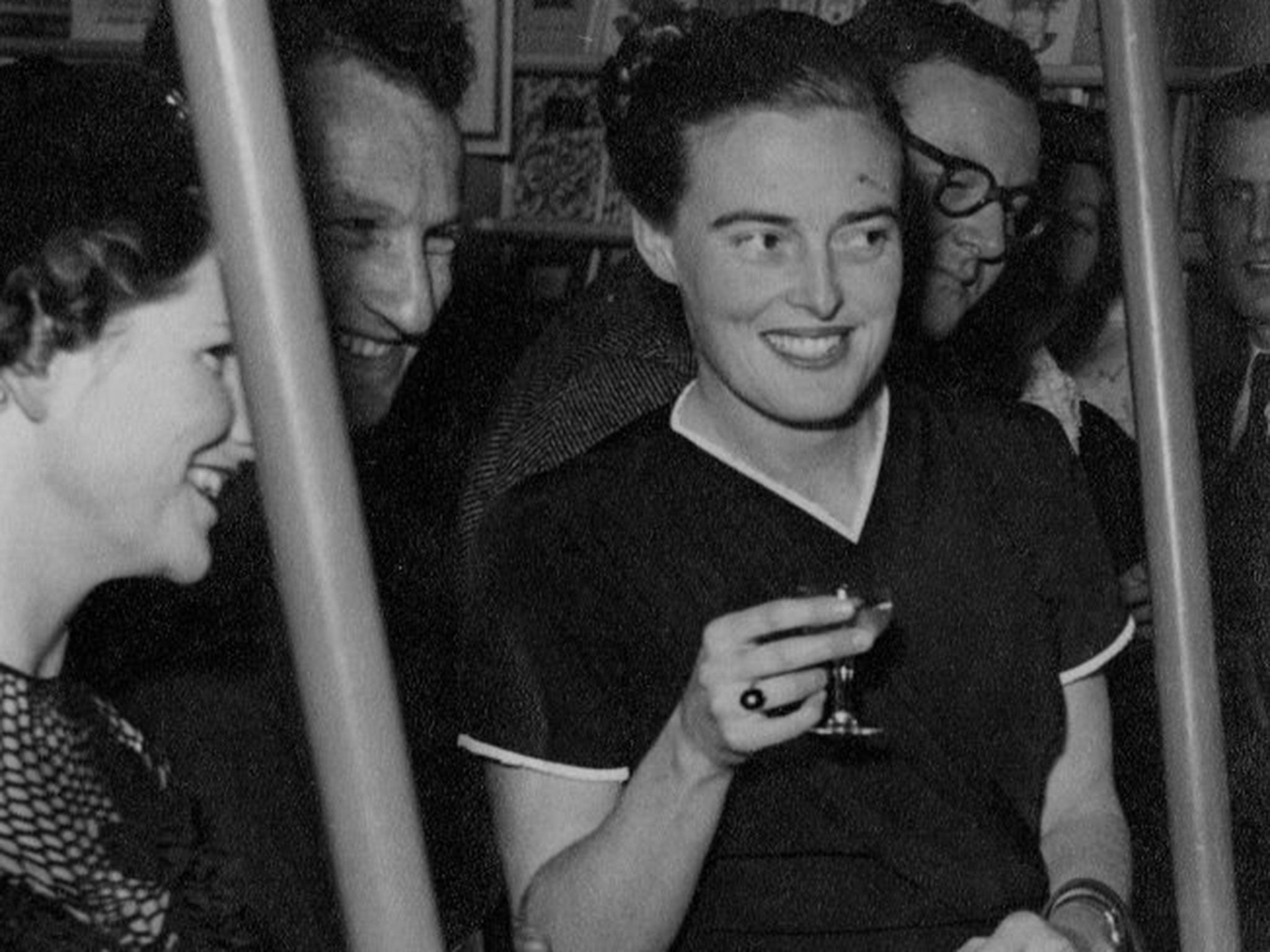 Astute judgement: Schmoller at a Penguin Books party, c1950