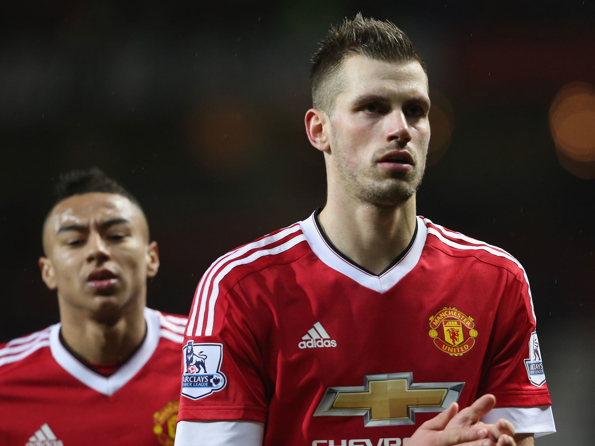 Morgan Schneiderlin replaces Marouane Fellaini for Manchester United