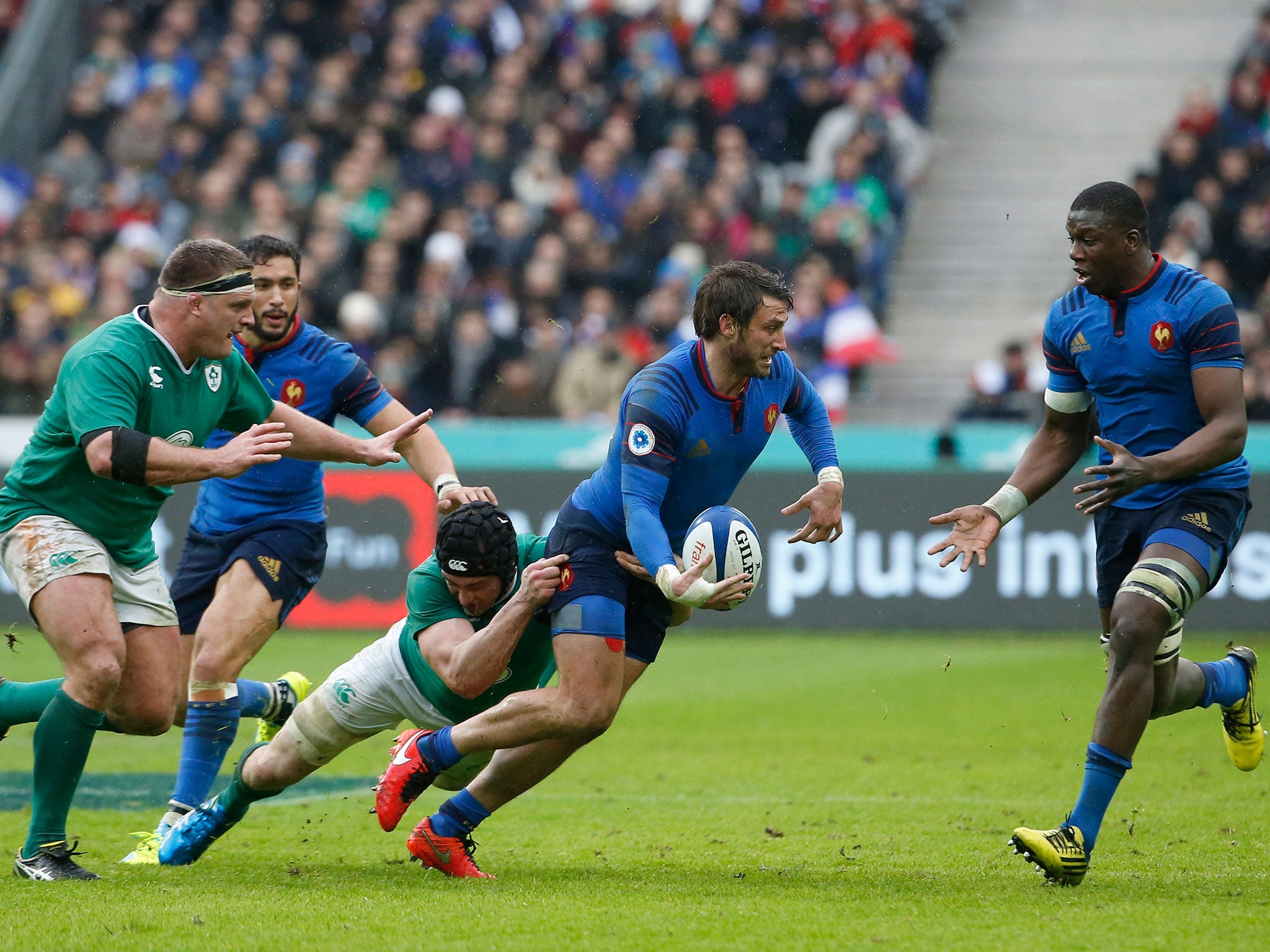 Maxime Medard scored the only try of the match