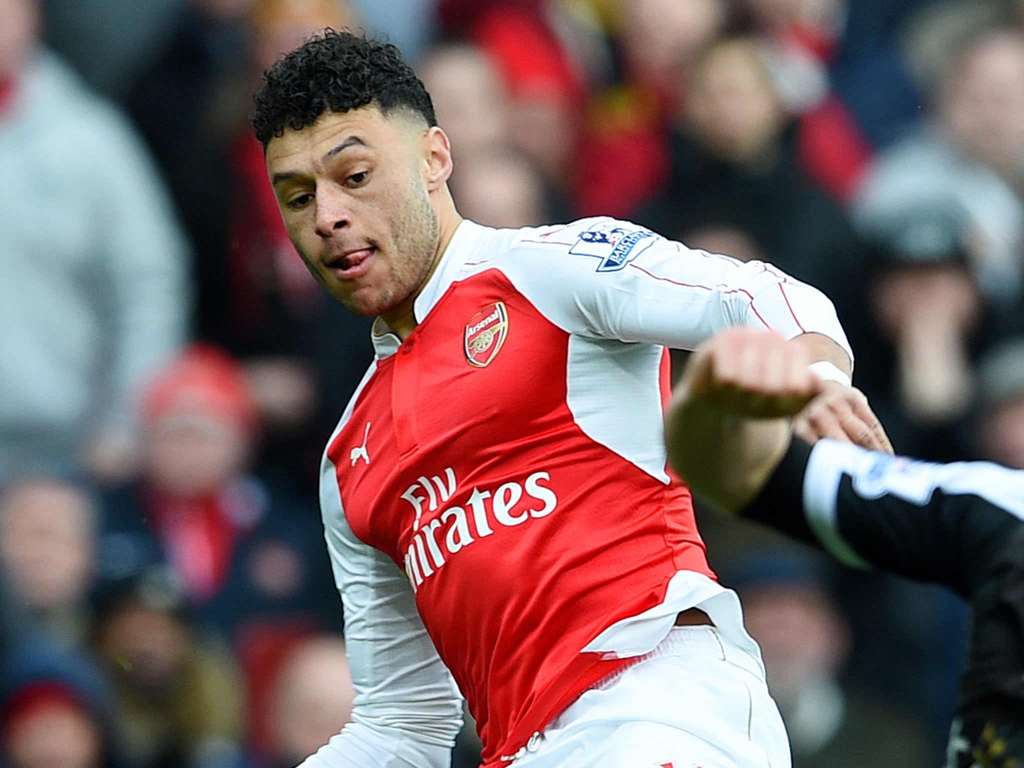 Arsenal midfielder Alex Oxlade-Chamerberlin