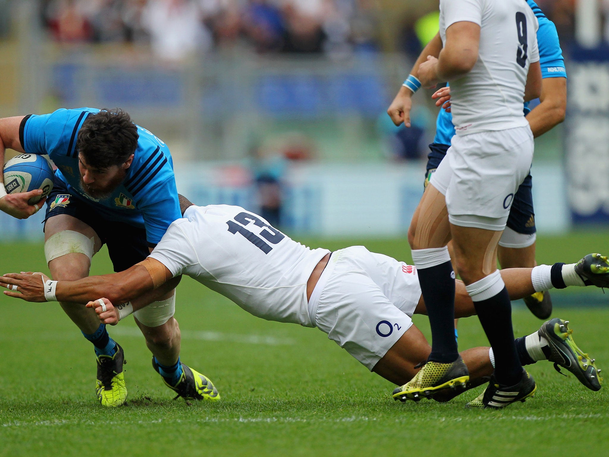 The winger threw the pass that led to Joseph’s first try and was largely anonymous, despite trying to get involved.