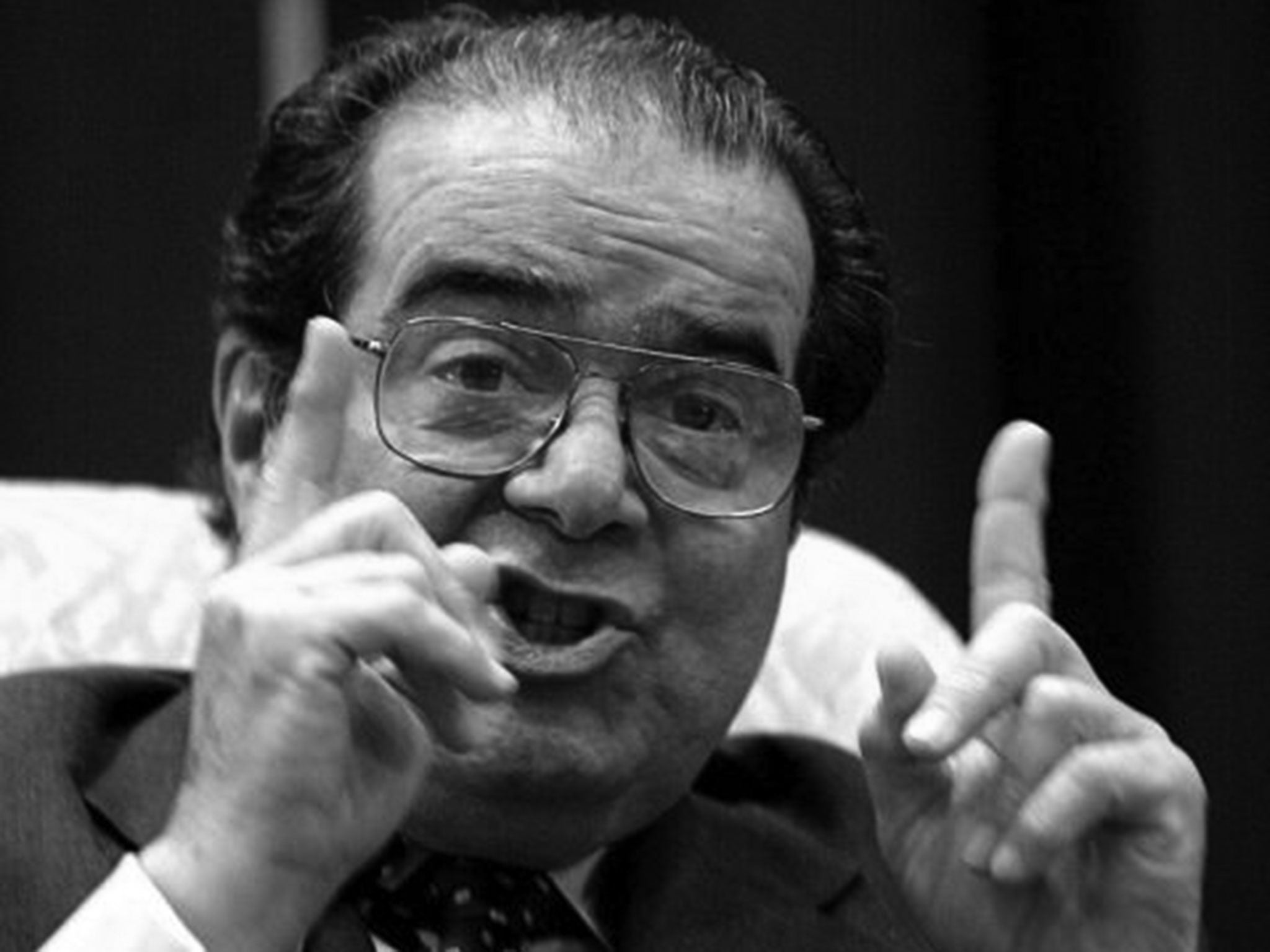 Intellectual rigour and flamboyant style: Scalia in Washington in 2005