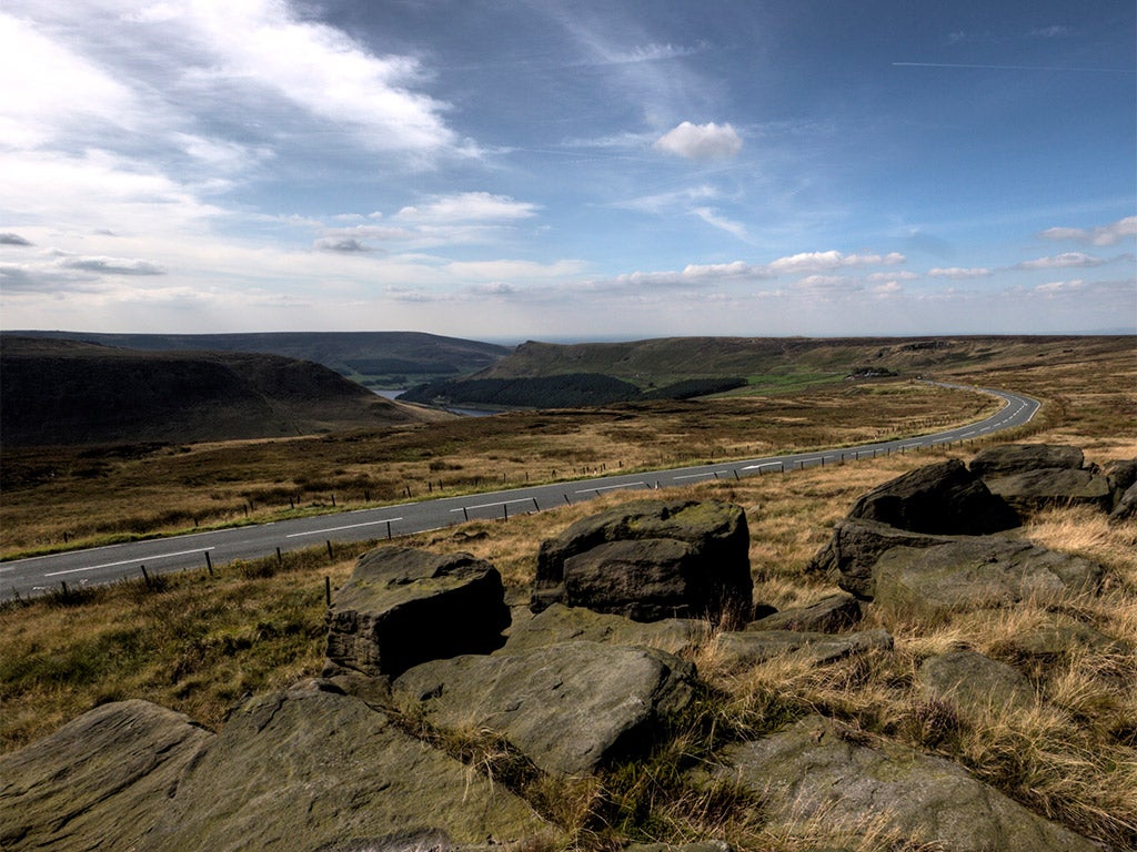 The man is believed to have travelled to Saddleworth Moor in Greater Manchester