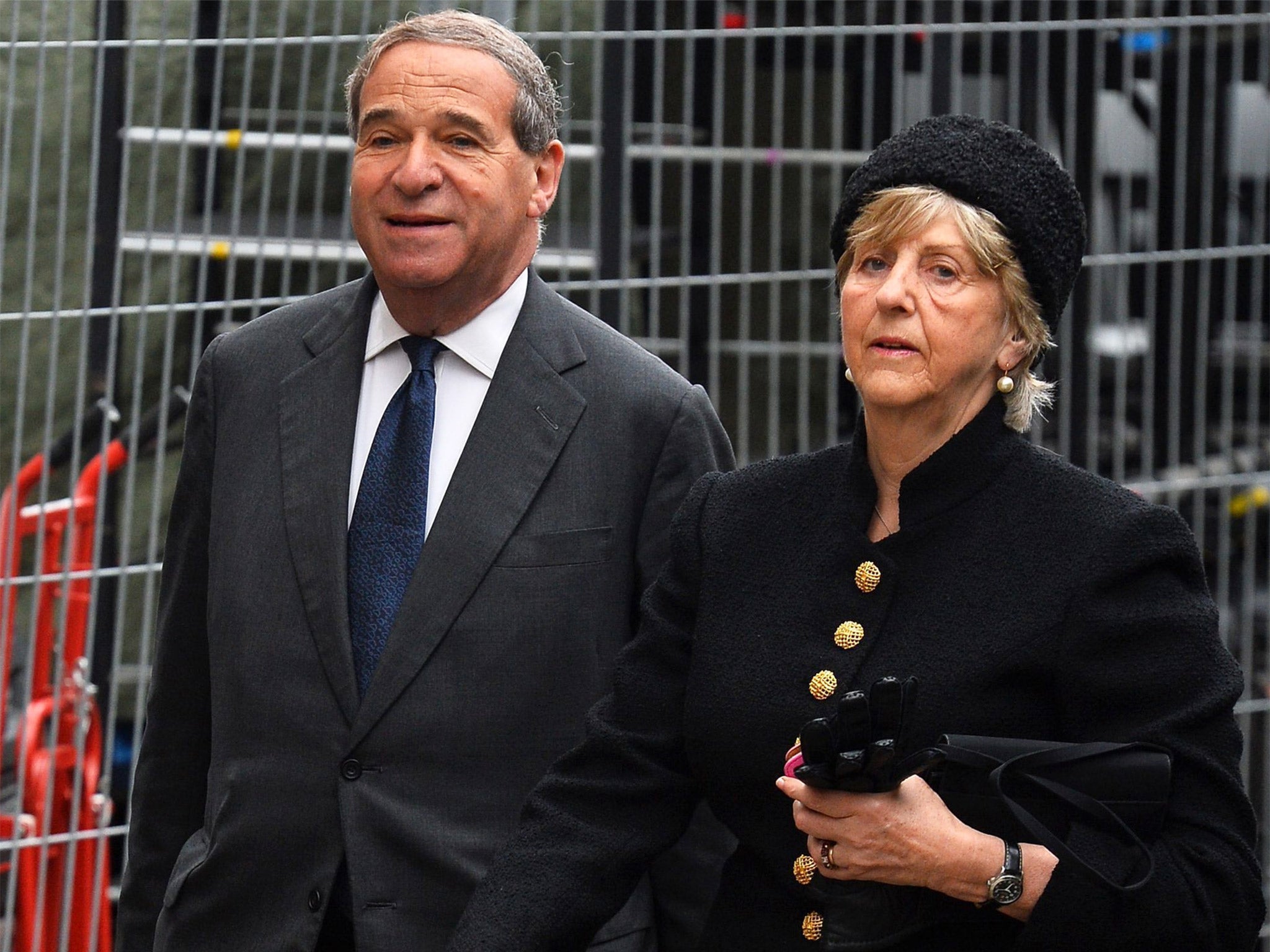 Lord and Lady Brittan, pictured in 2013