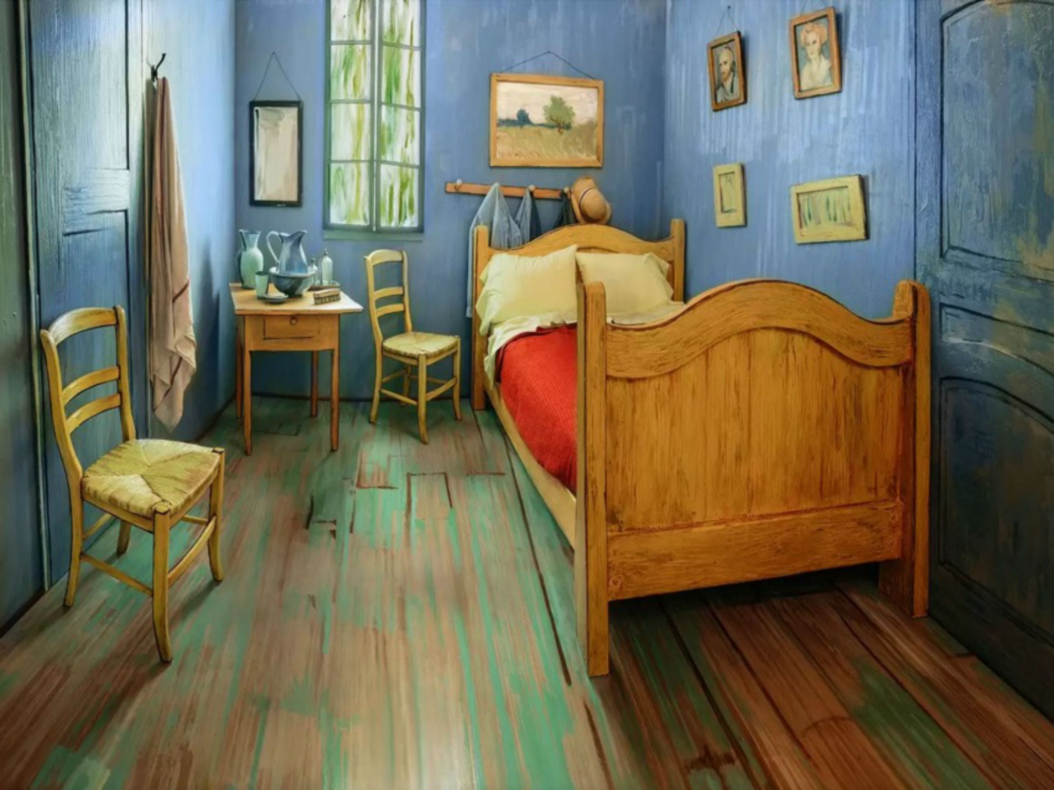 Everything in this Airbnb apartment is designed to make you feel like you are in a painting