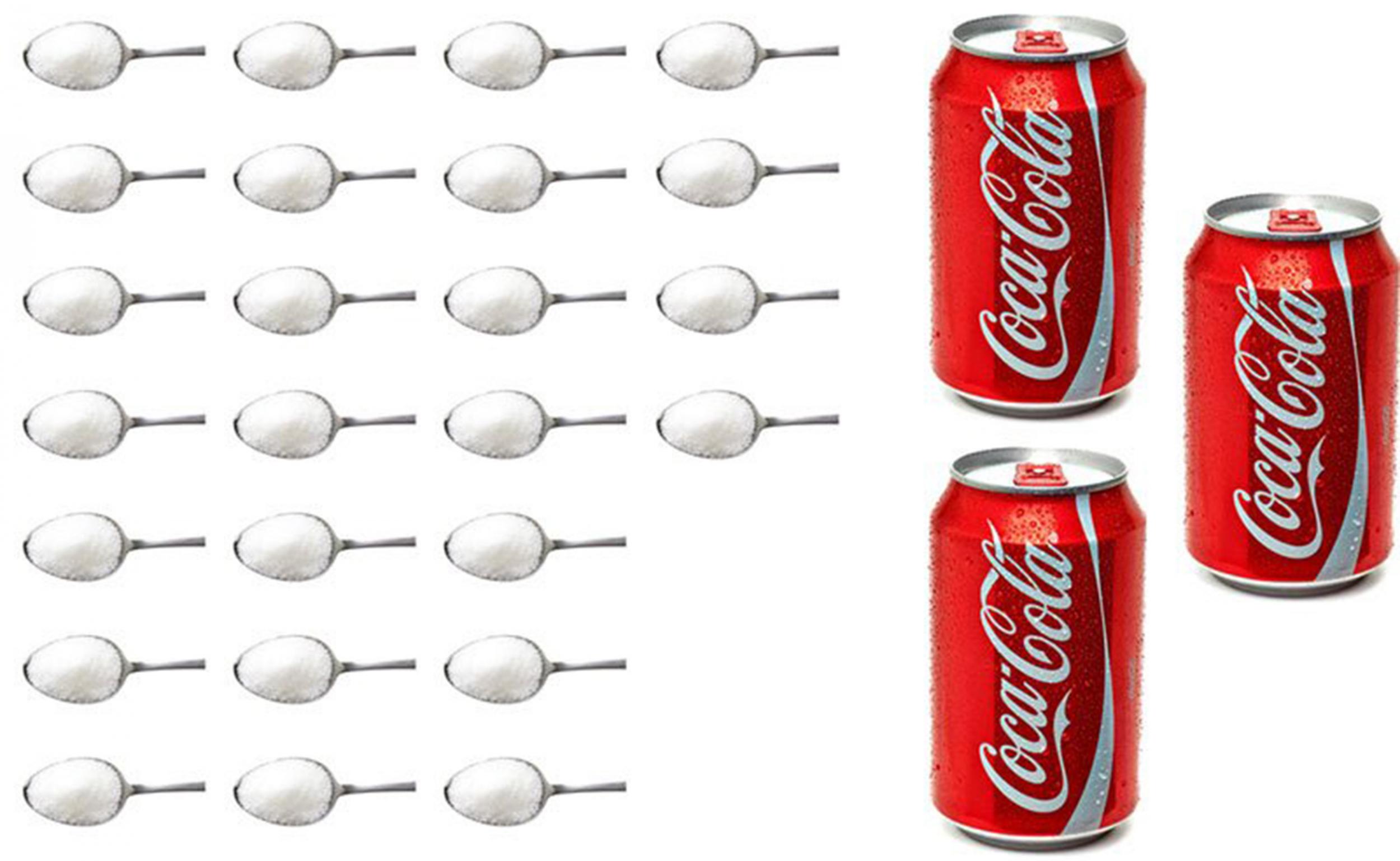 &#13;
This tour-de-force contains 25 teaspoons of sugar&#13;