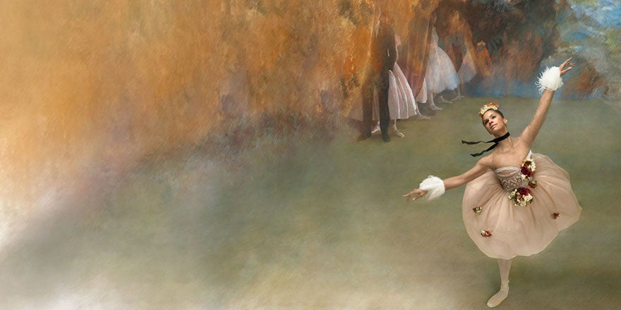 Misty Copeland recreates Degas' iconic ballerina works