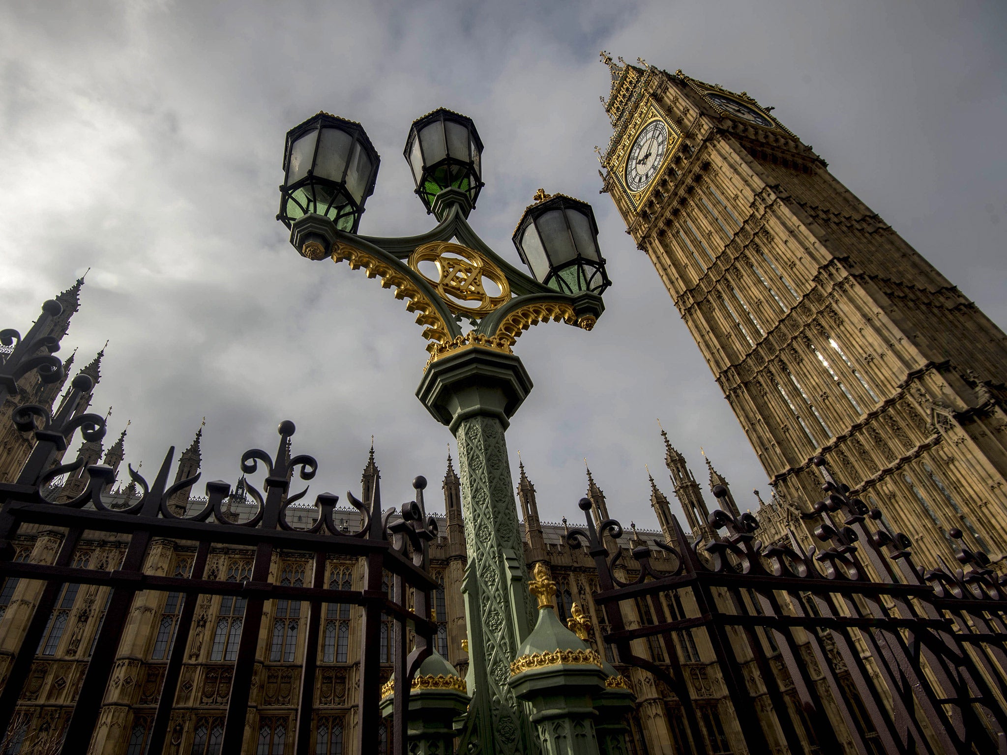 The Houses of Parliament in Westminster