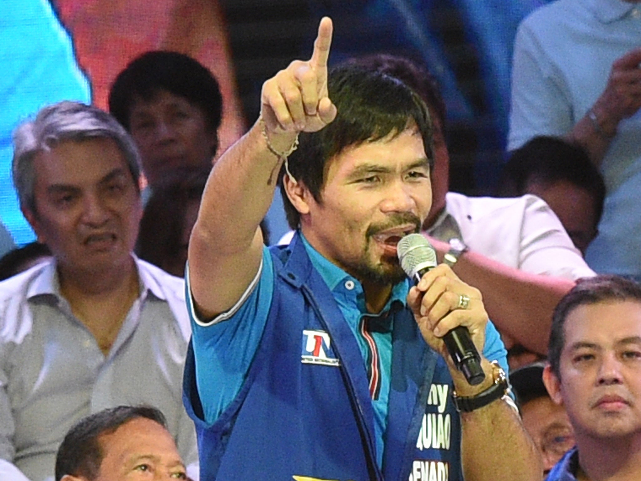 Boxer and politician Manny Pacquiao