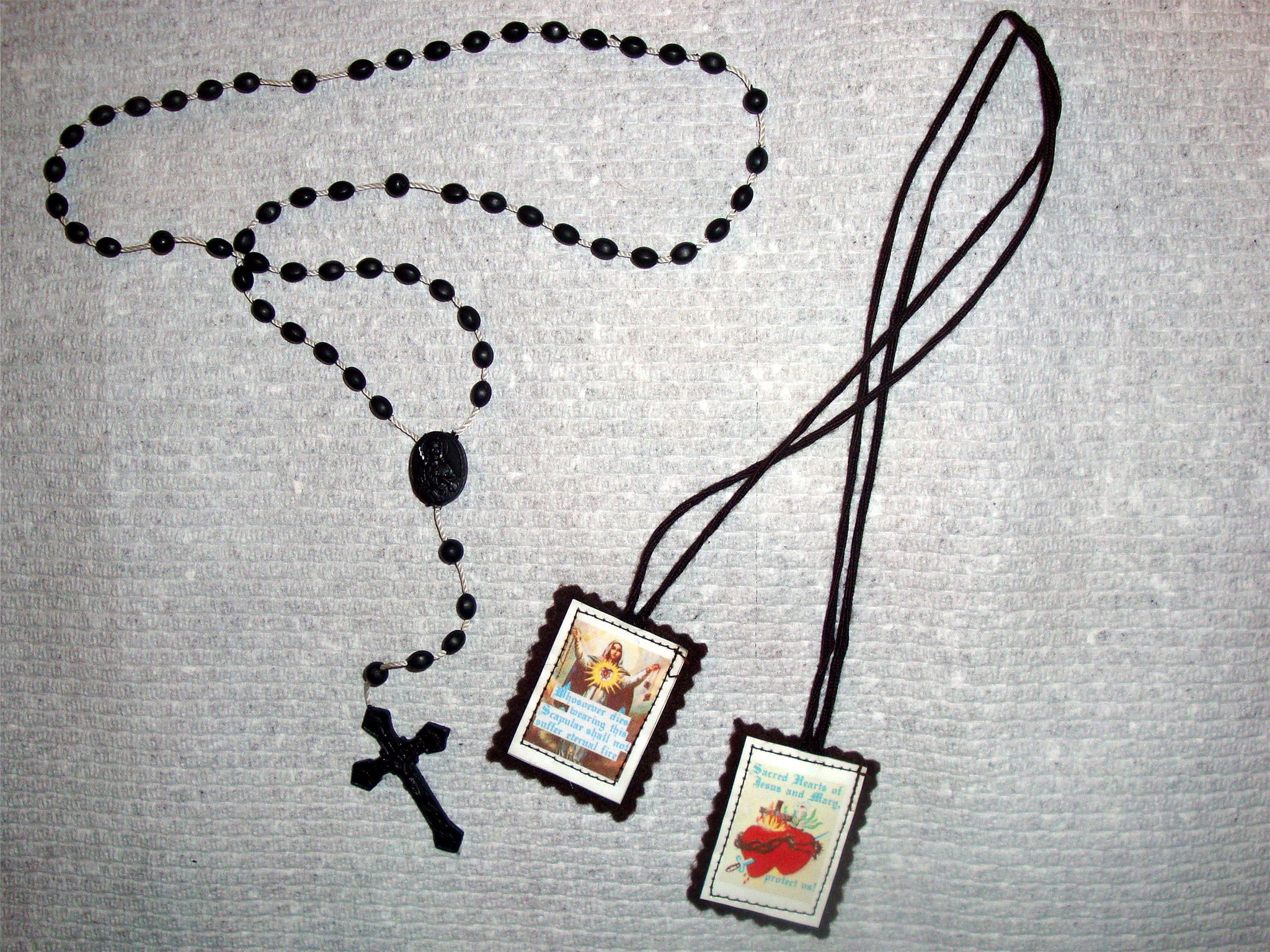 Various styles of scapular are available