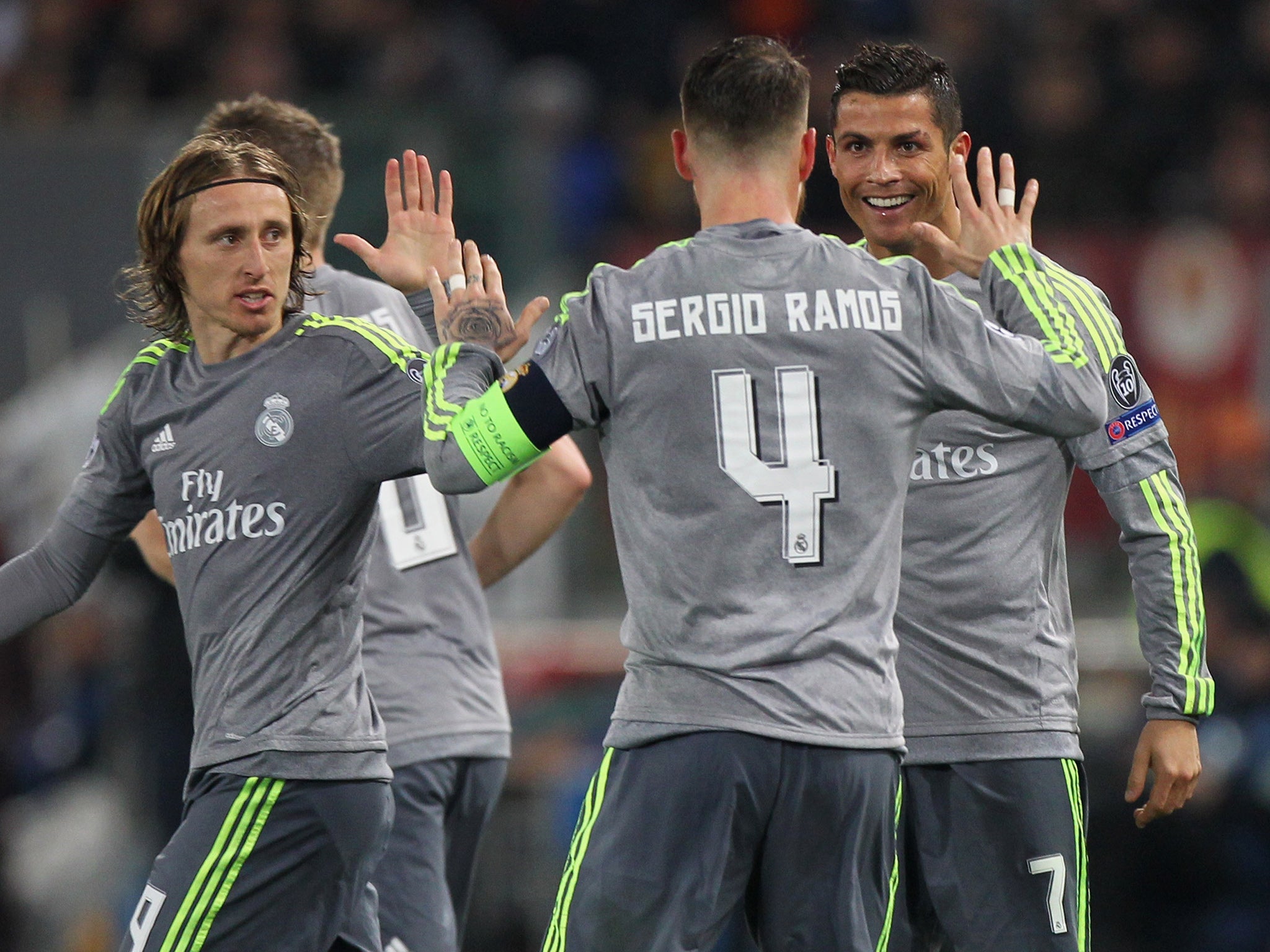 Cristiano Ronaldo celebrates his opening goal